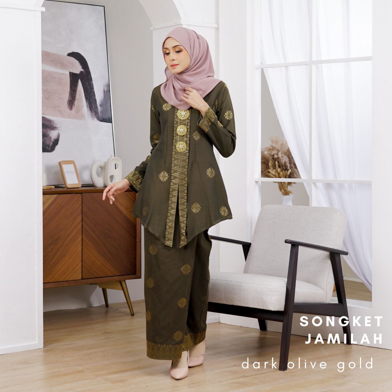 Kurung Songket Jamilah (Kebaya)