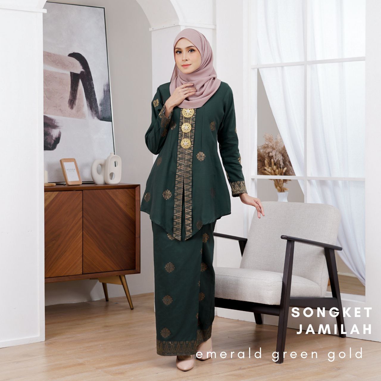 Kurung Songket Jamilah (Kebaya)
