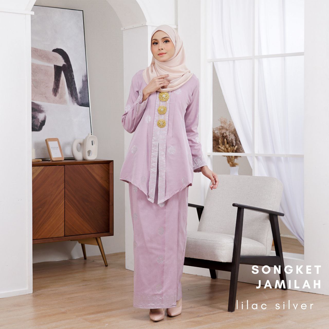 Kurung Songket Jamilah (Kebaya)