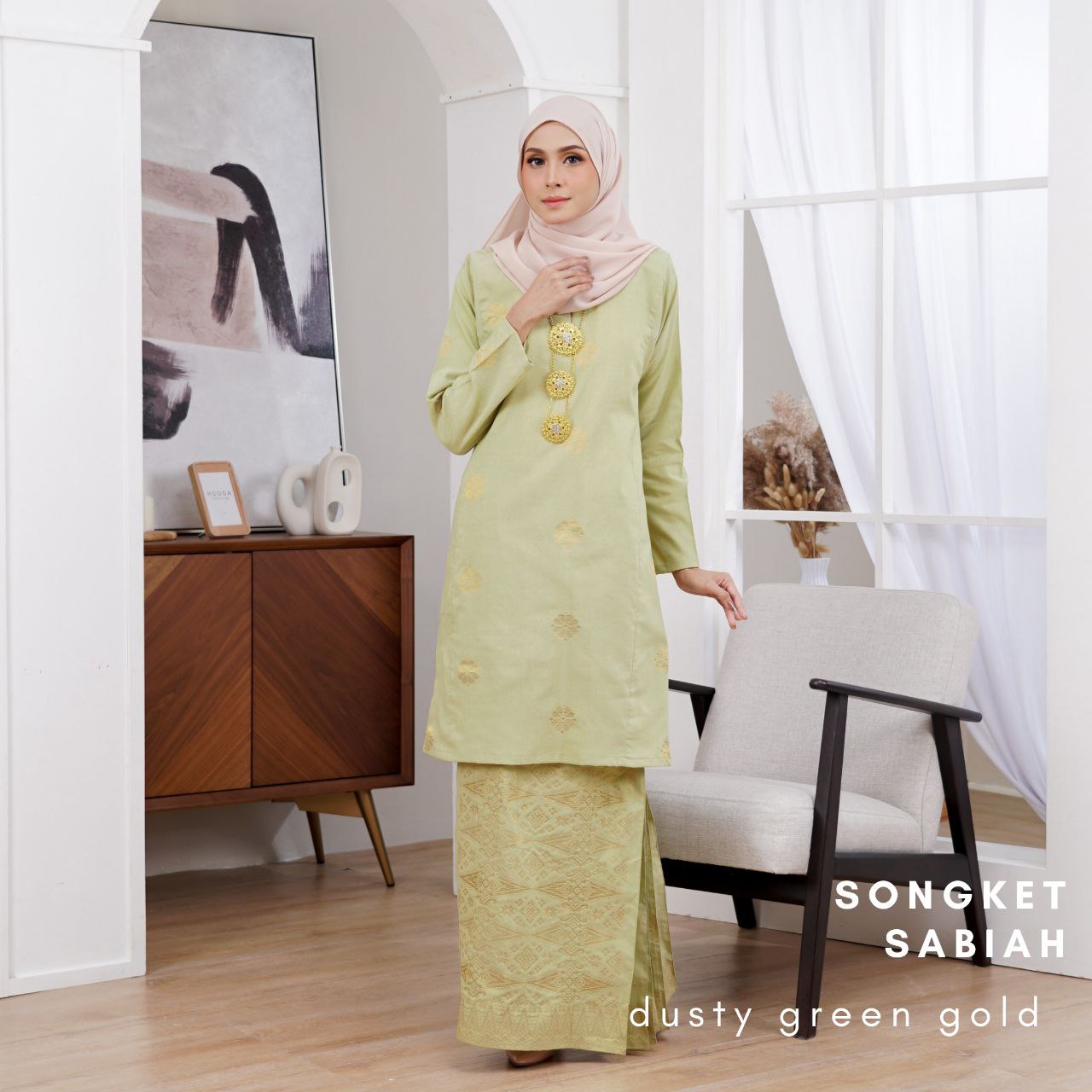 Kurung Songket Sabiah (Kurung Johor)