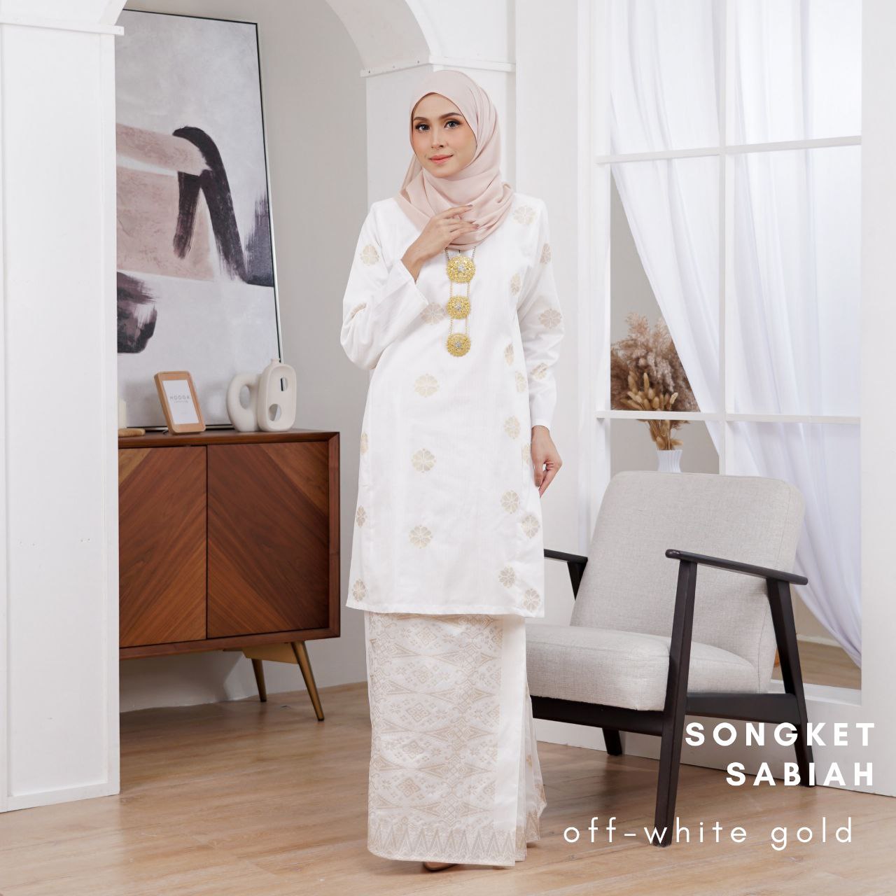 Kurung Songket Sabiah (Kurung Johor)