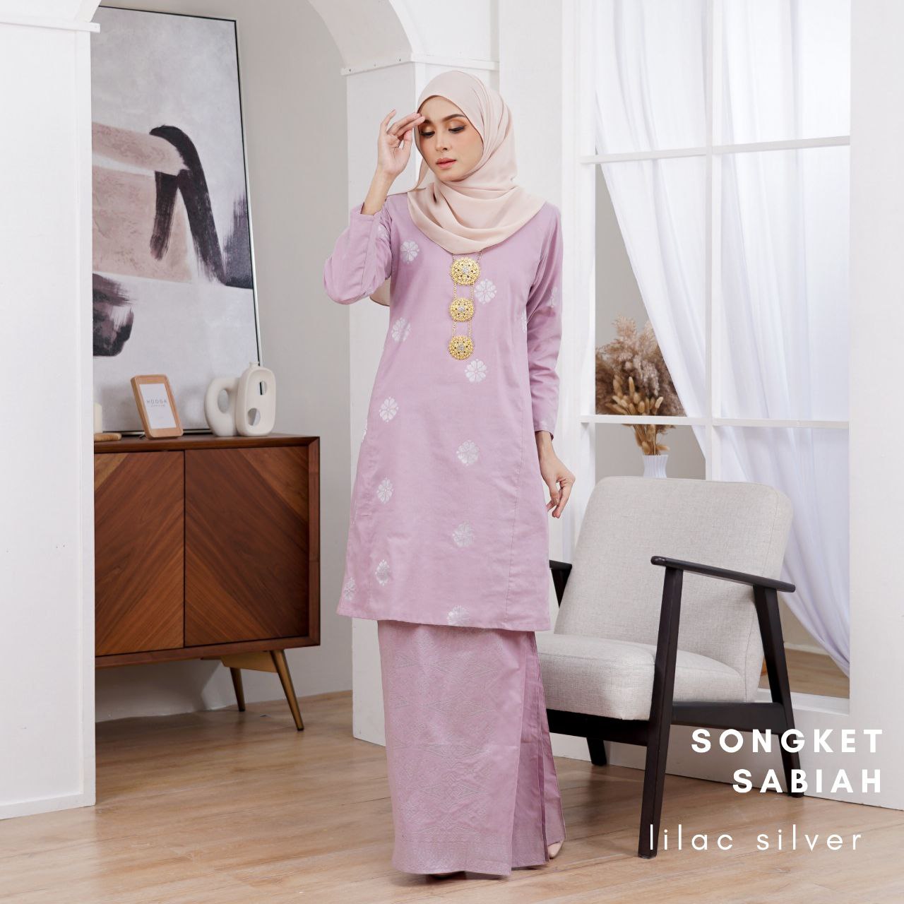 Kurung Songket Sabiah (Kurung Johor)