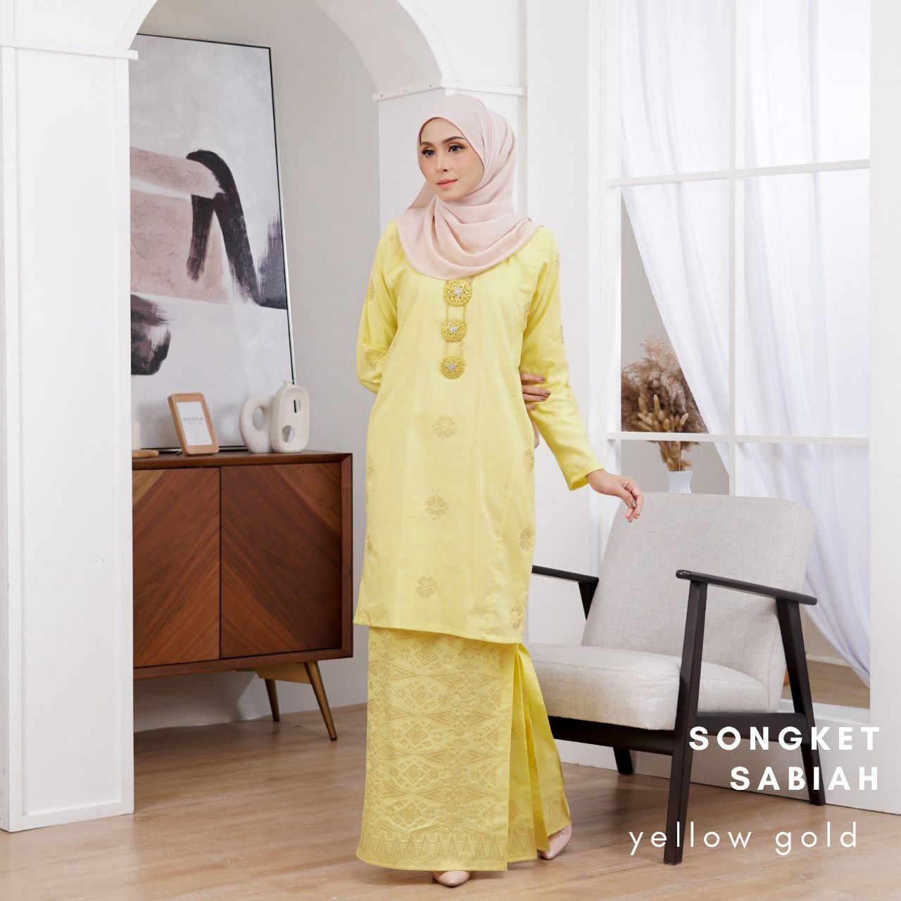 Kurung Songket Sabiah (Kurung Johor)