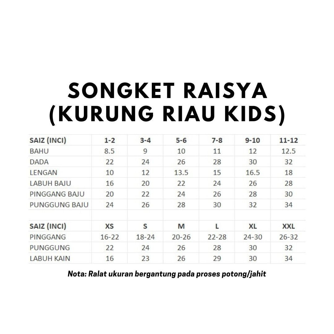 Kurung Songket Raisa (Kids)