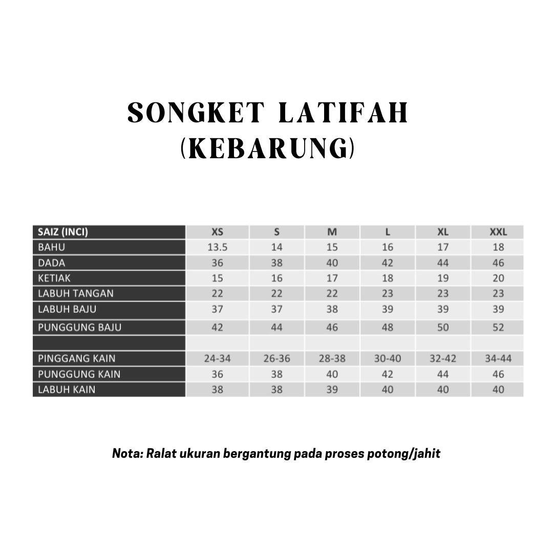 Kurung Songket Latifah (Kebarung)