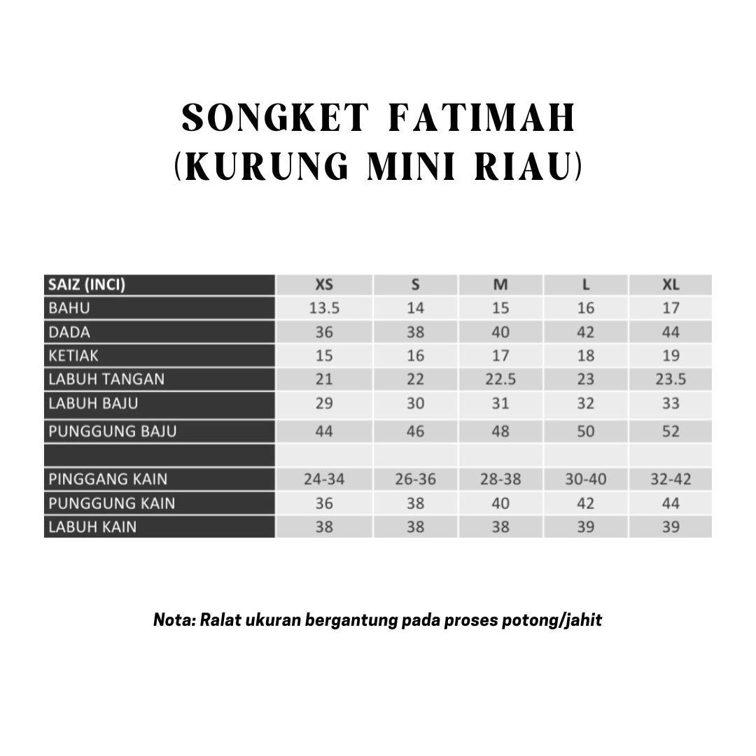 Kurung Songket Fatimah (Kurung RIau)