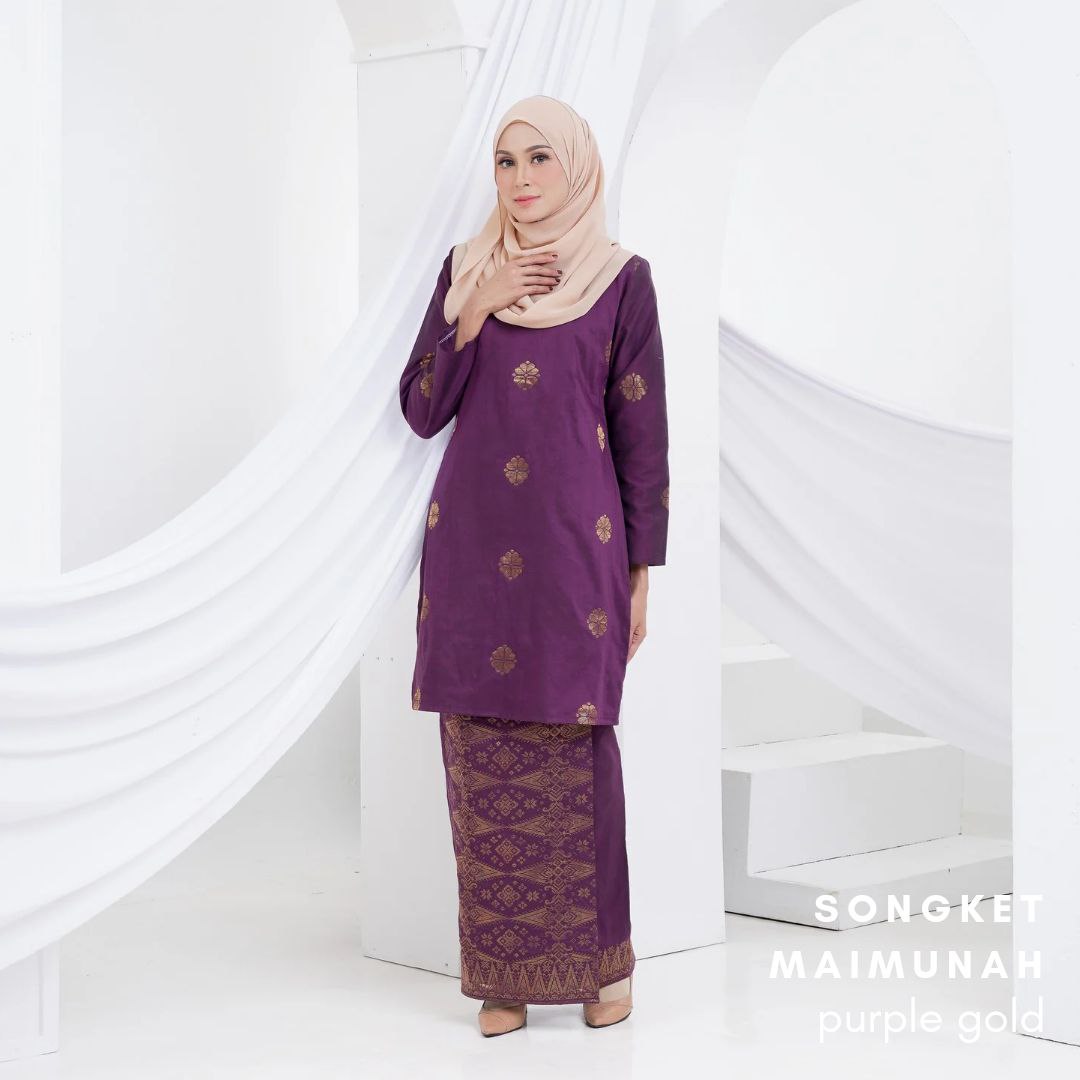 Kurung Songket Maimunah (Kurung Moden)