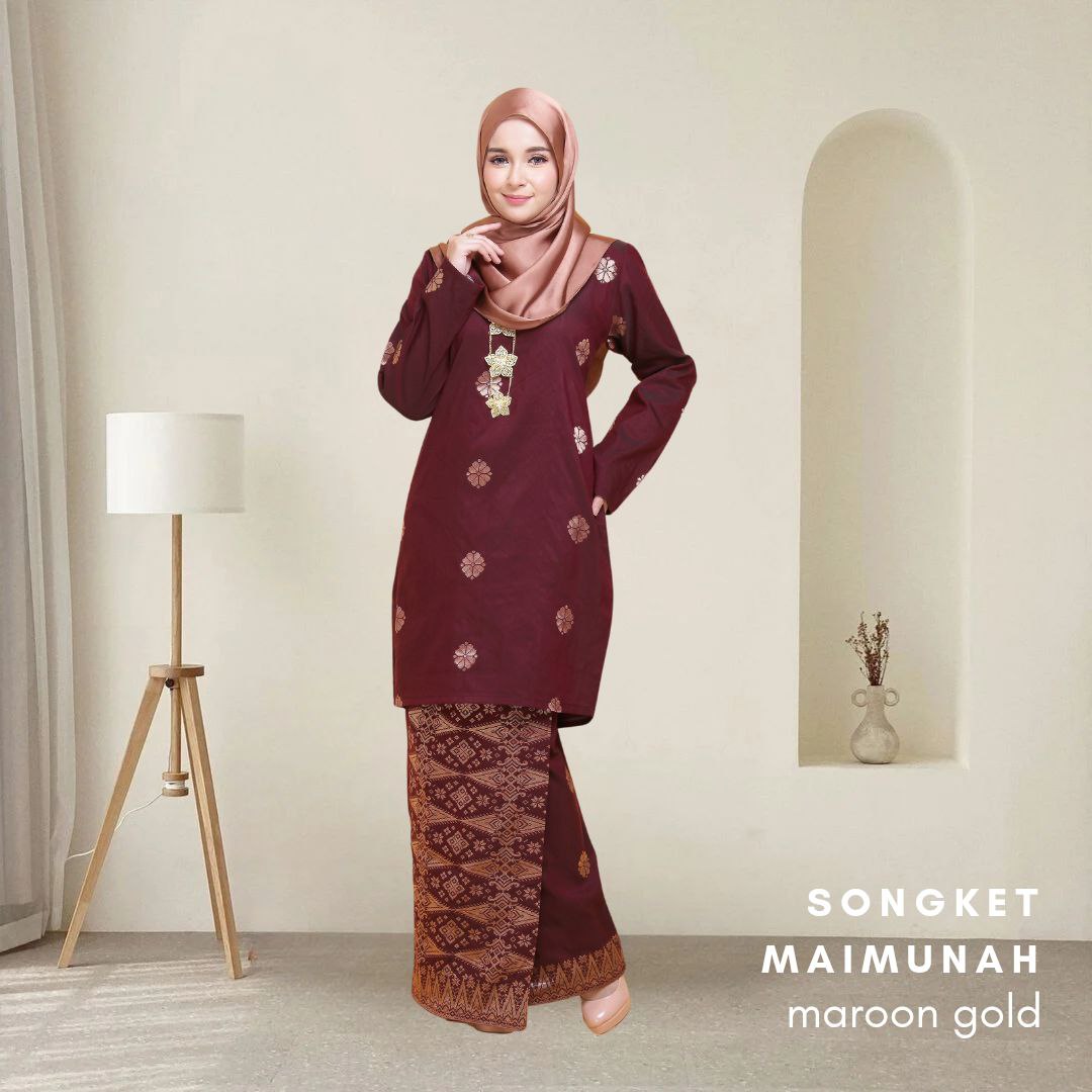 Kurung Songket Maimunah (Kurung Moden)