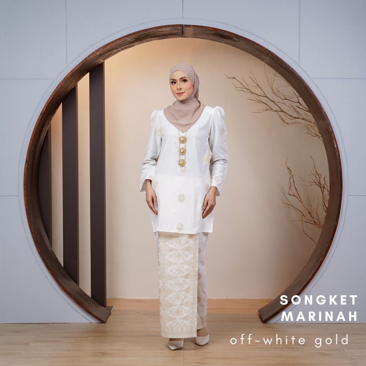 Kurung Songket Marinah (Kurung Mini Moden)