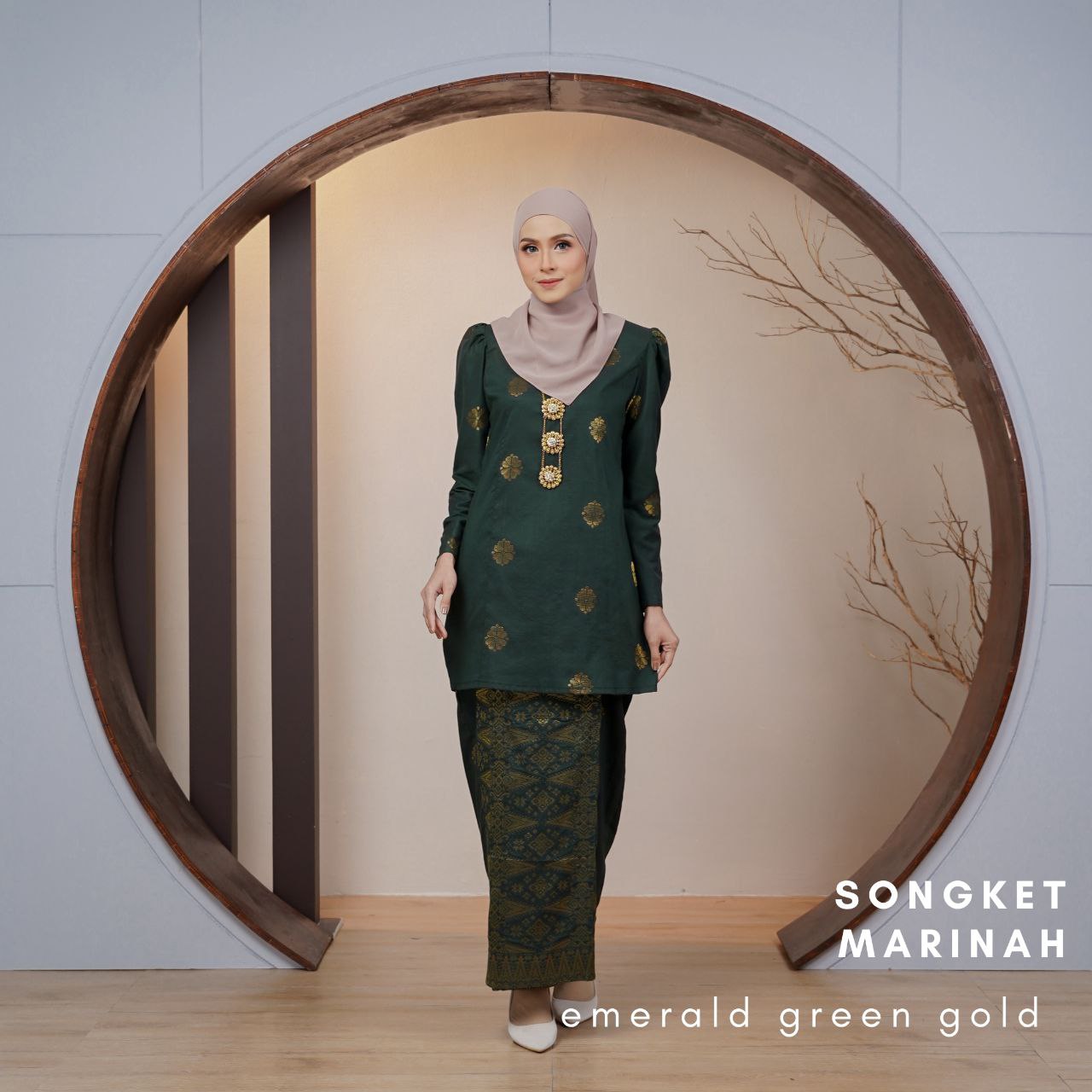Kurung Songket Marinah (Kurung Mini Moden)