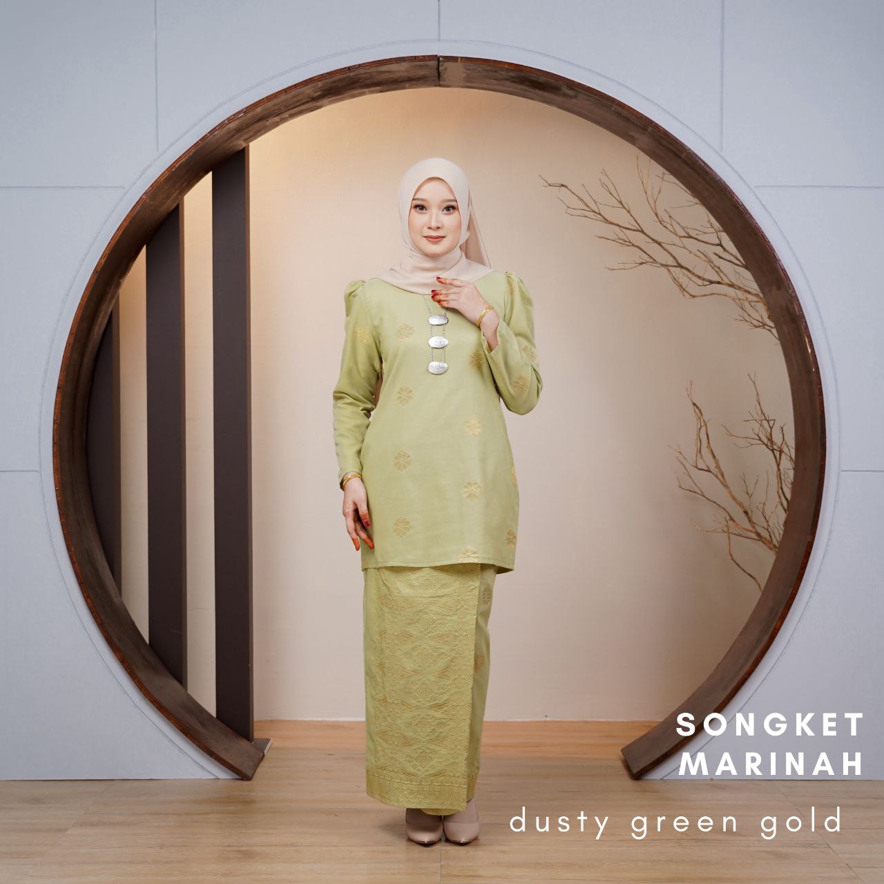 Kurung Songket Marinah (Kurung Mini Moden)