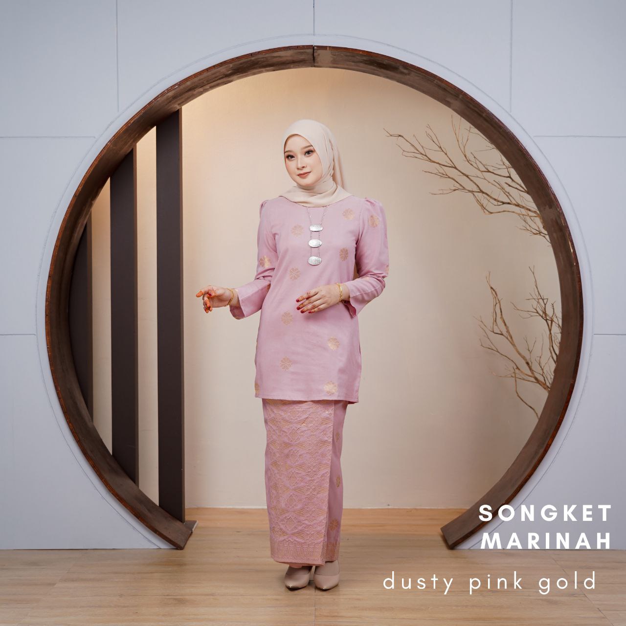 Kurung Songket Marinah (Kurung Mini Moden)