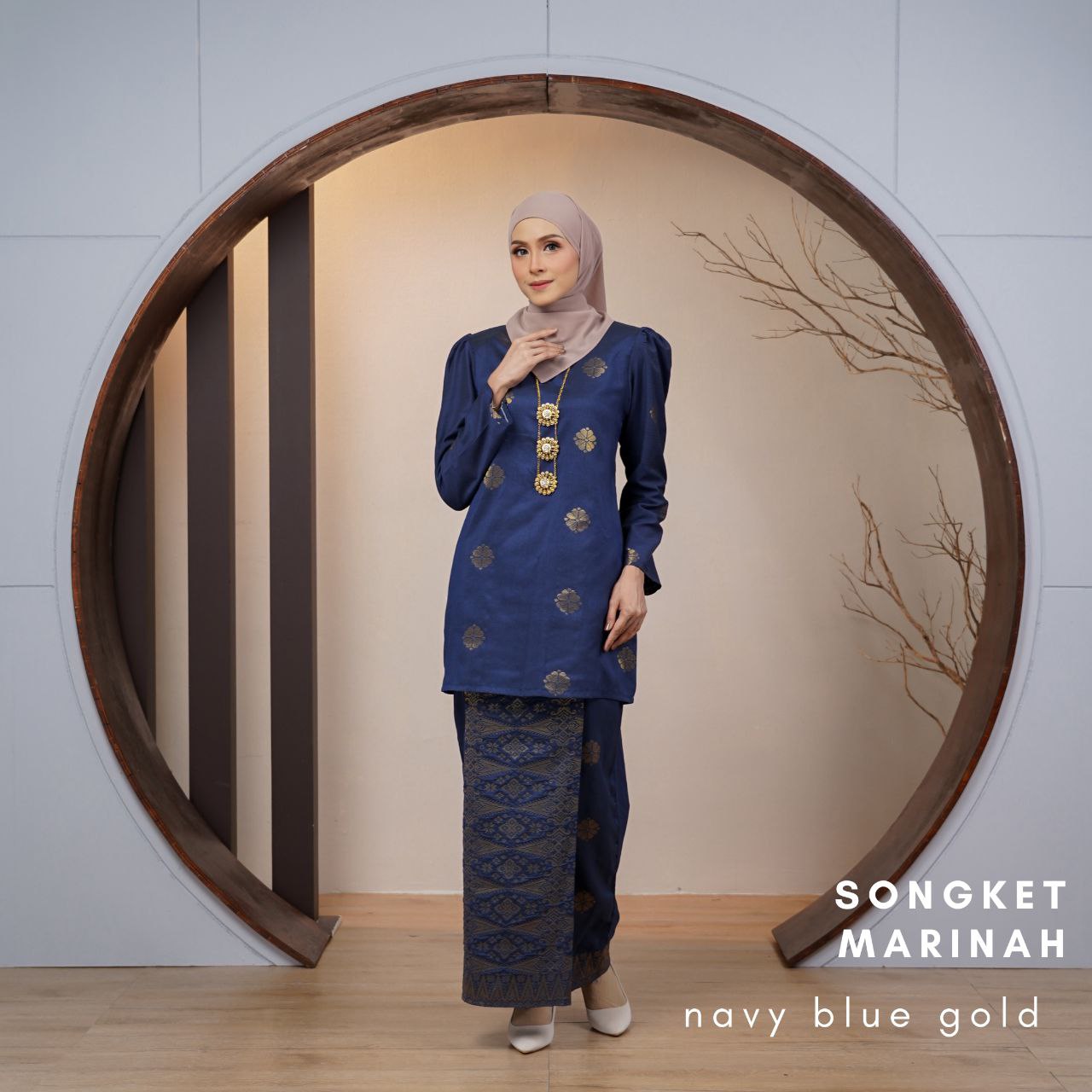 Kurung Songket Marinah (Kurung Mini Moden)