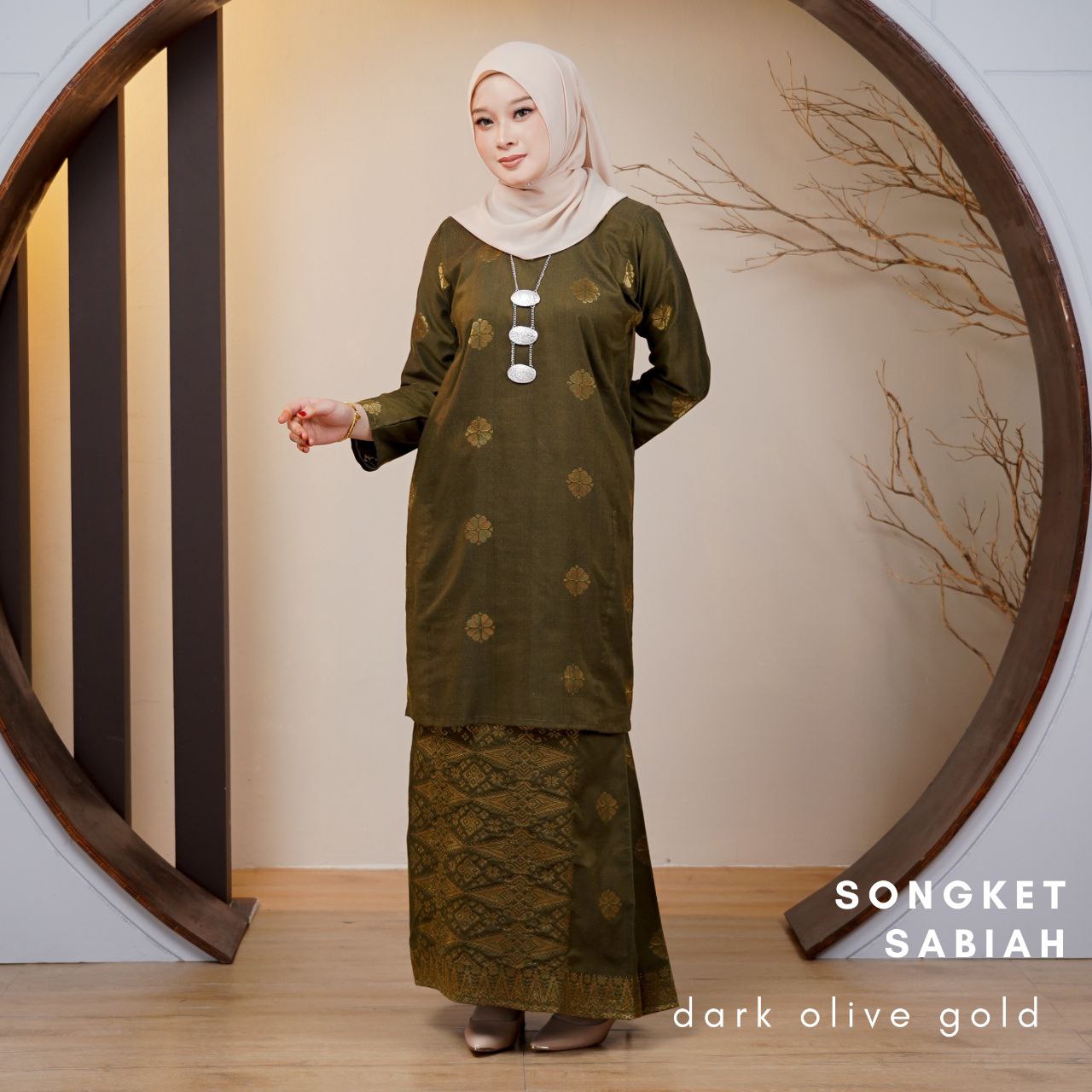 Kurung Songket Sabiah (Kurung Johor)