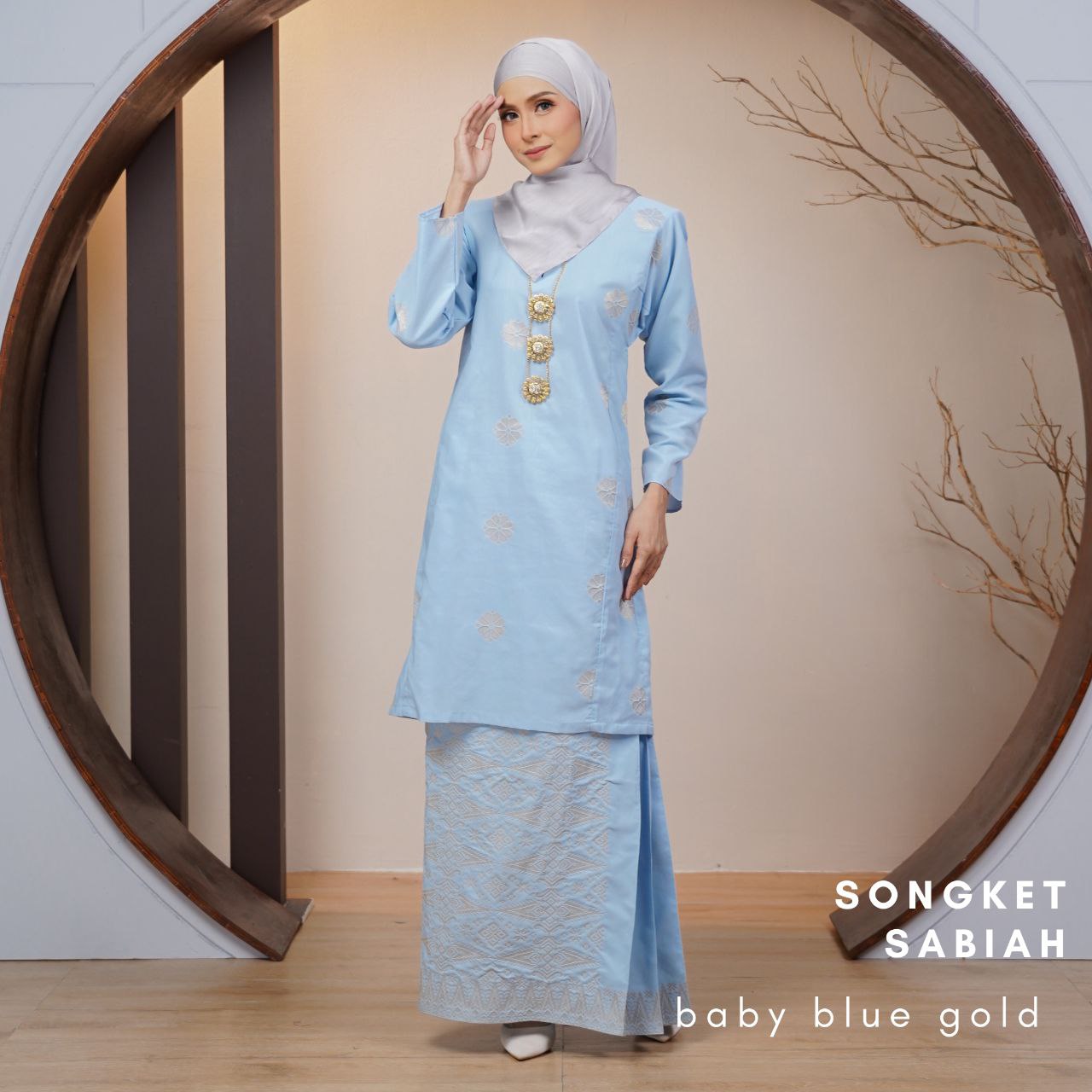 Kurung Songket Sabiah (Kurung Johor)