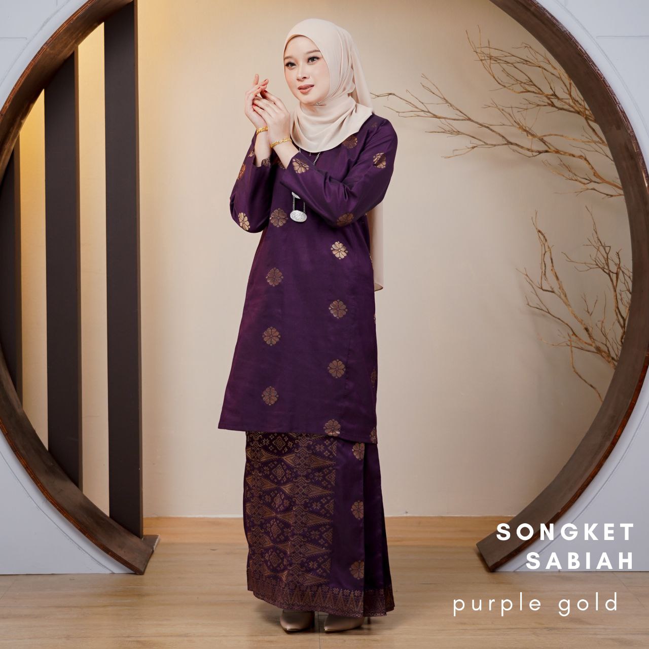 Kurung Songket Sabiah (Kurung Johor)