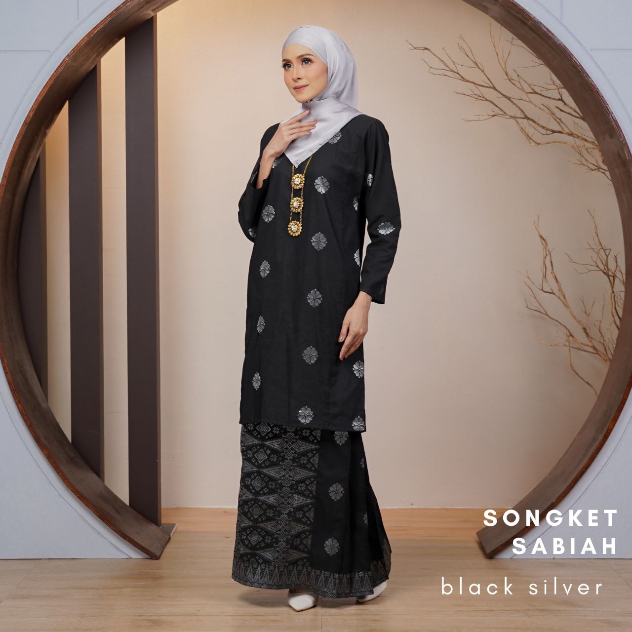Kurung Songket Sabiah (Kurung Johor)