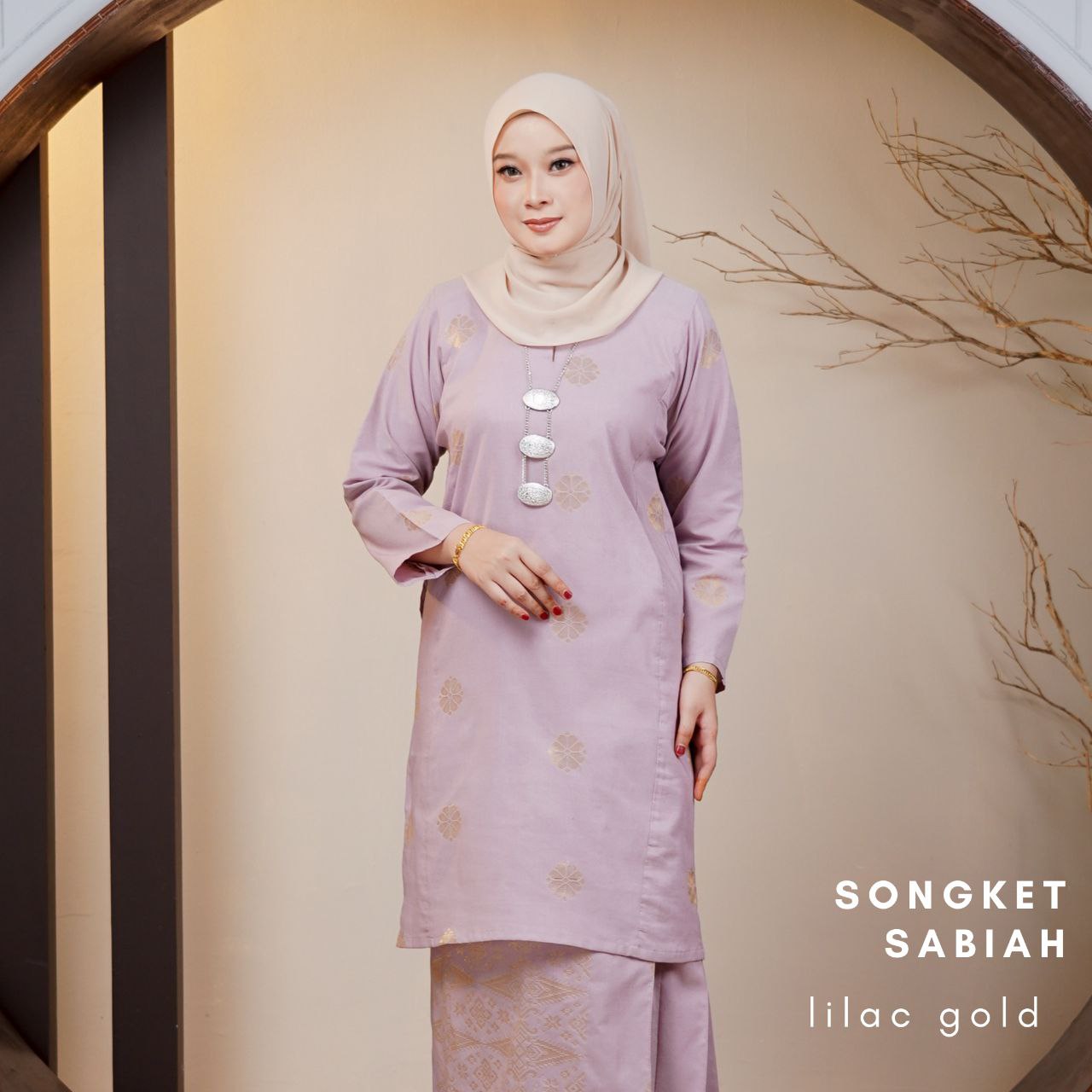 Kurung Songket Sabiah (Kurung Johor)
