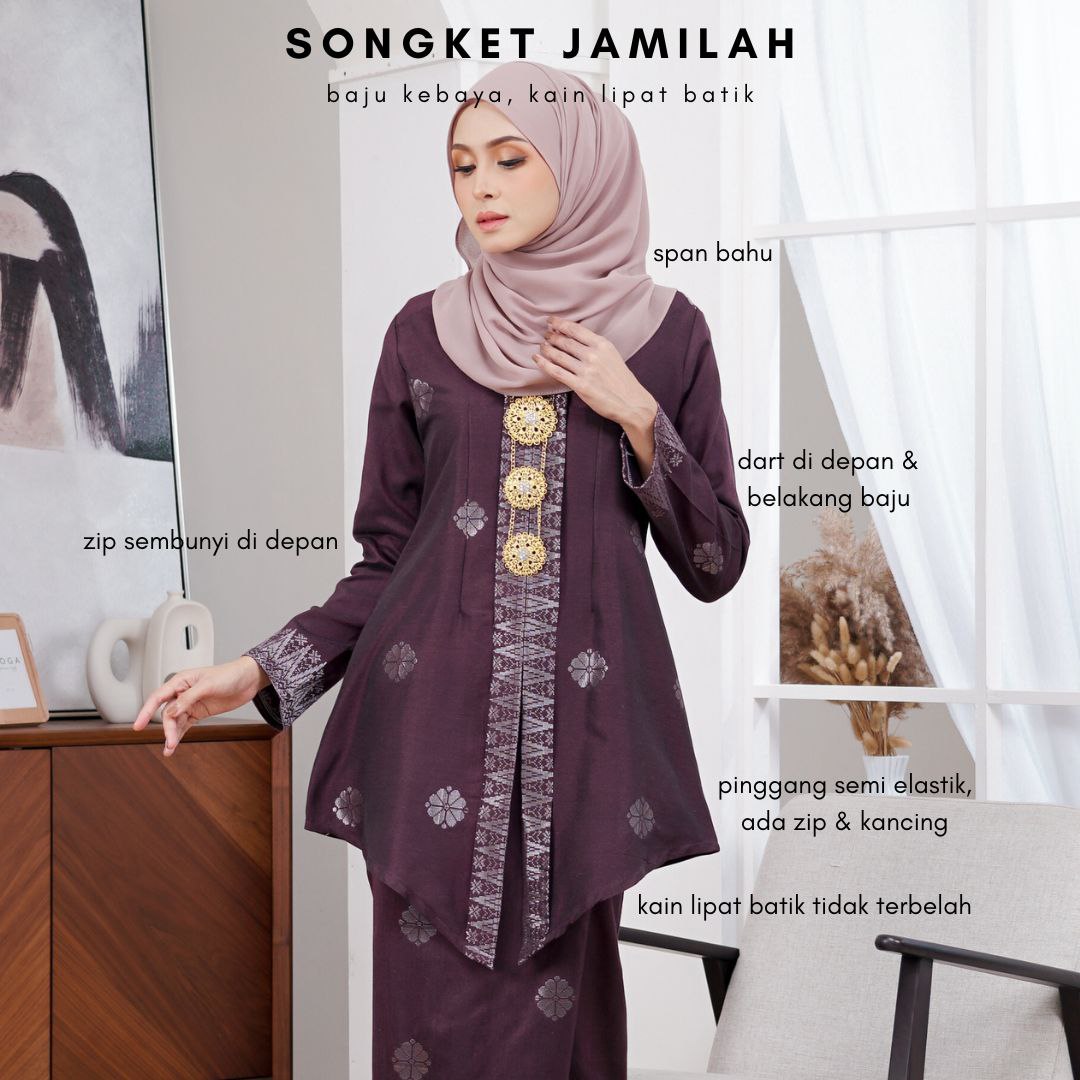 Kurung Songket Jamilah (Kebaya)