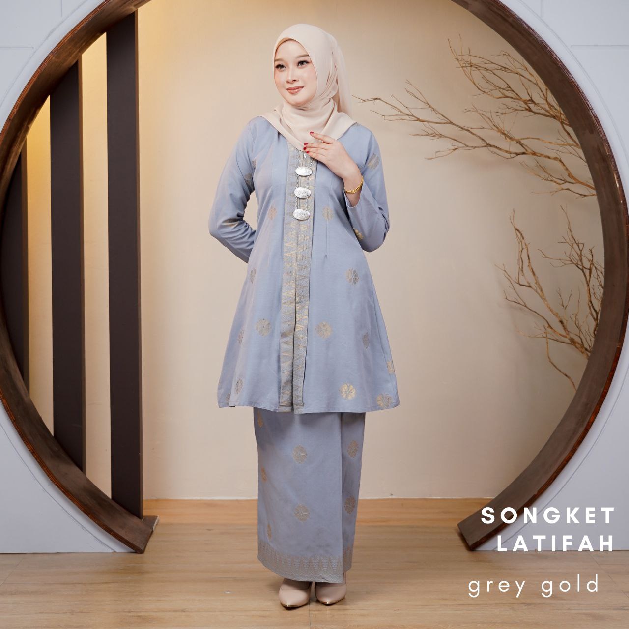Kurung Songket Latifah (Kebarung)