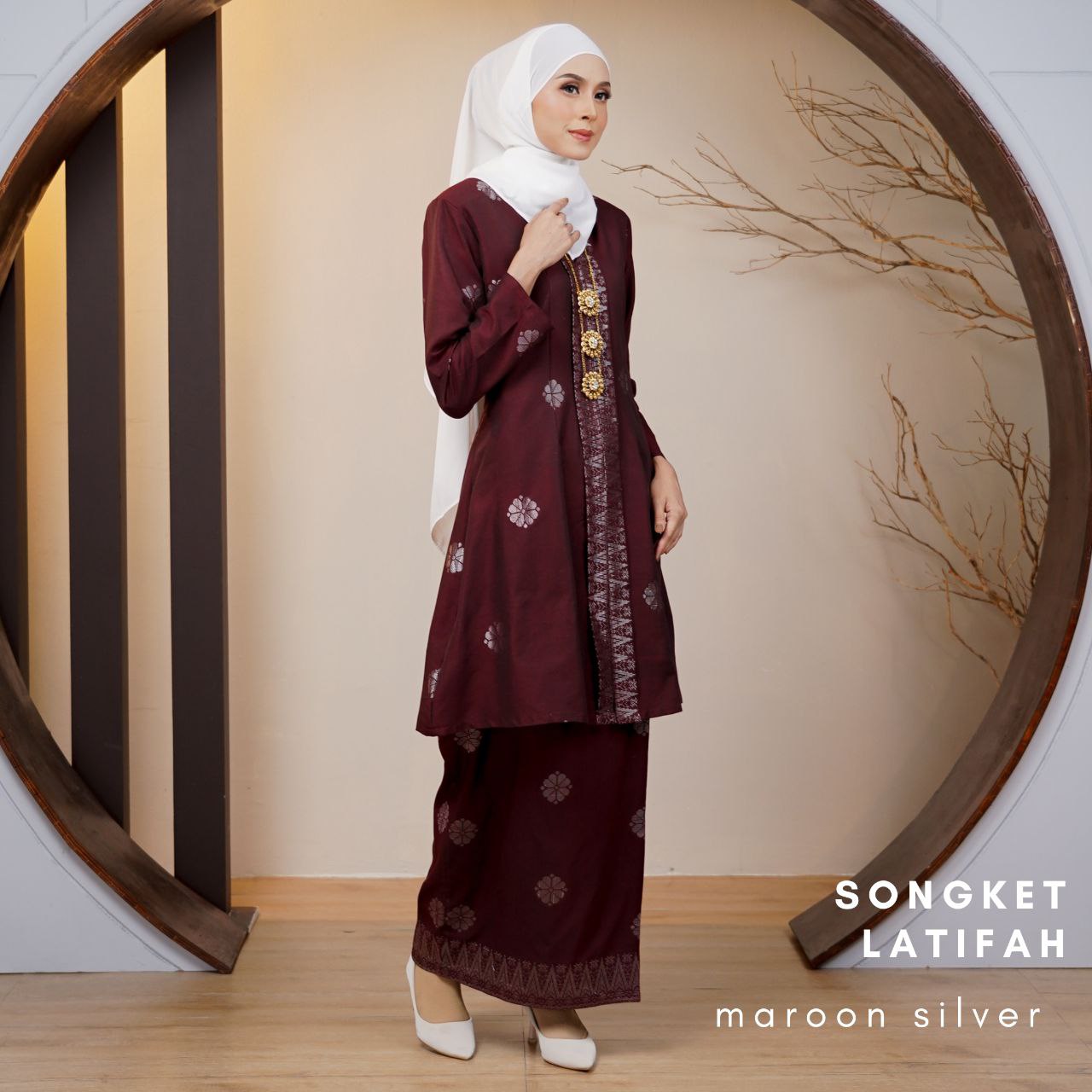 Kurung Songket Latifah (Kebarung)