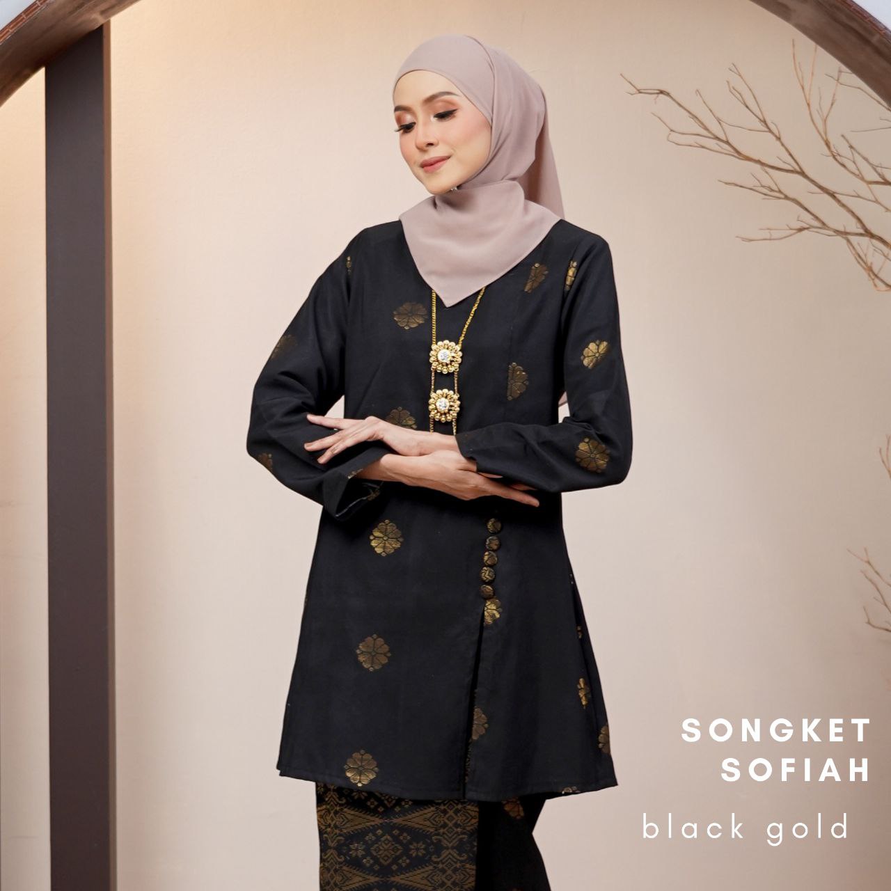Kurung Songket Sofiah (Kurung Riau)