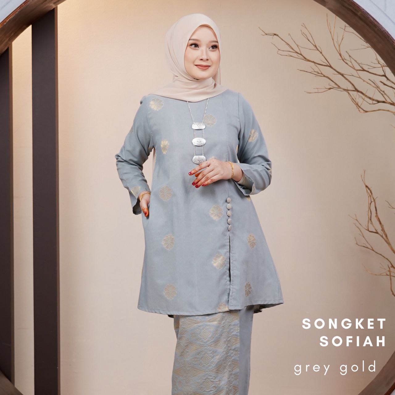 Kurung Songket Sofiah (Kurung Riau)