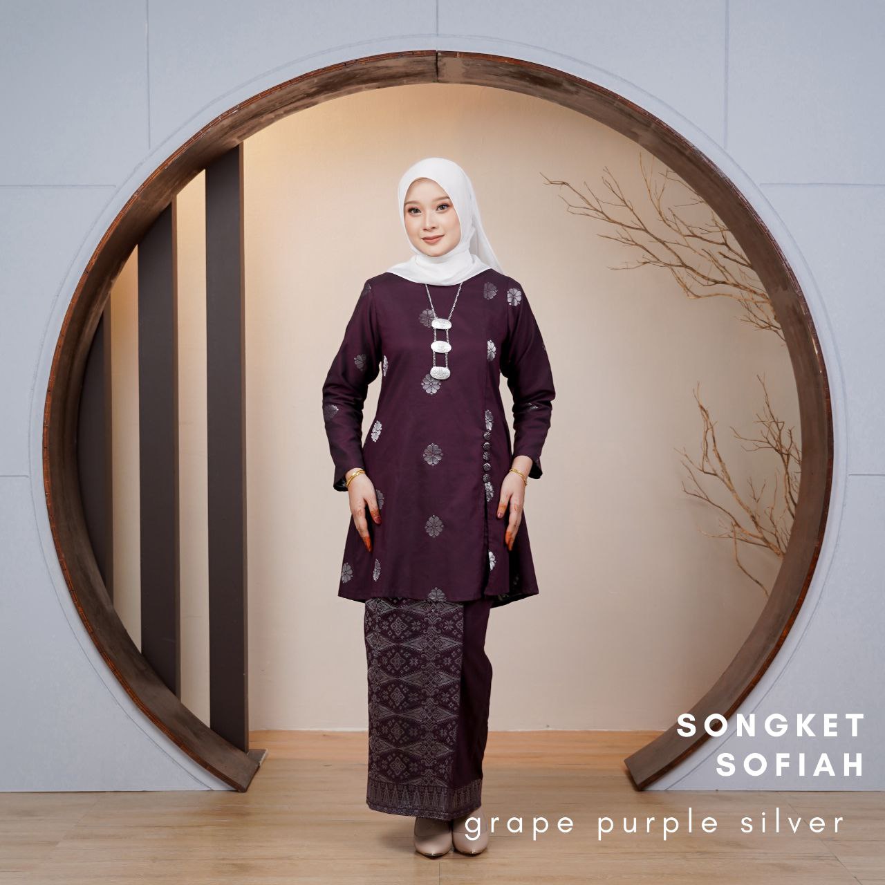 Kurung Songket Sofiah (Kurung Riau)