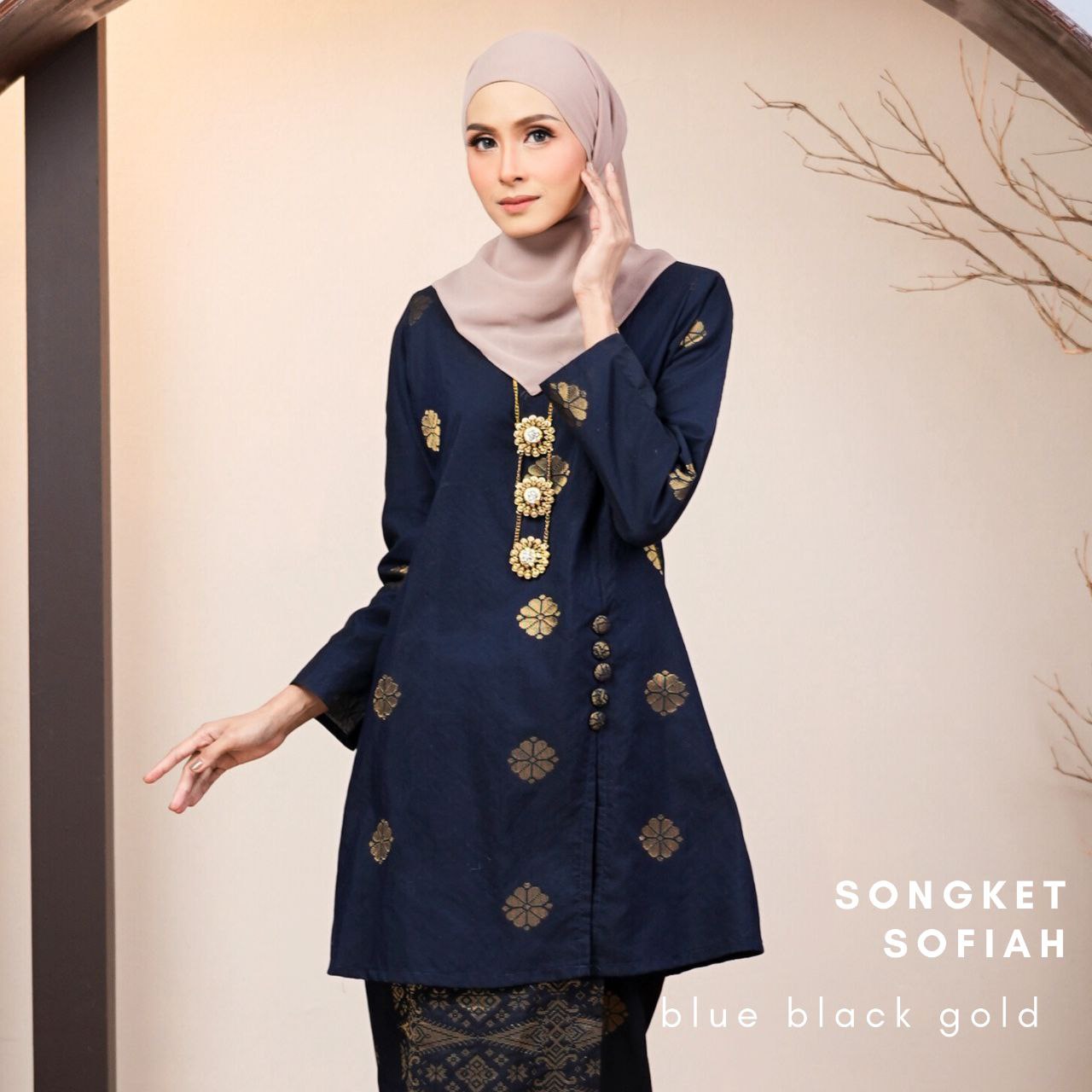 Kurung Songket Sofiah (Kurung Riau)