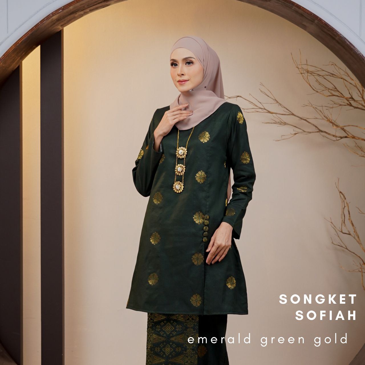 Kurung Songket Sofiah (Kurung Riau)