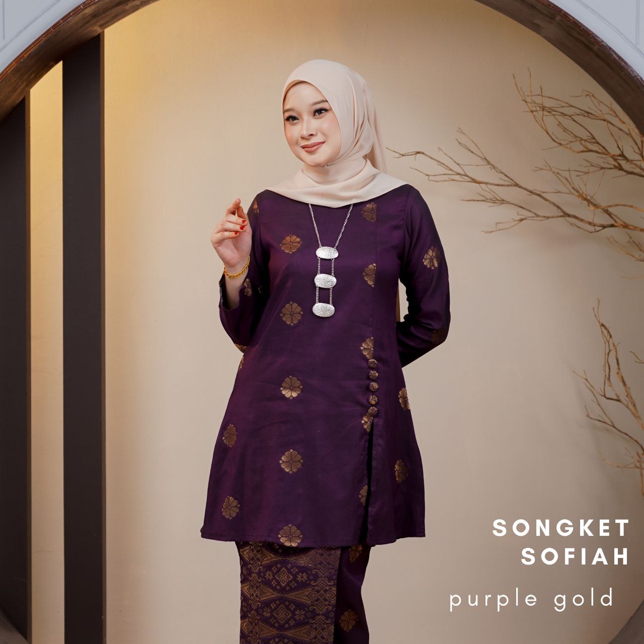 Kurung Songket Sofiah (Kurung Riau)