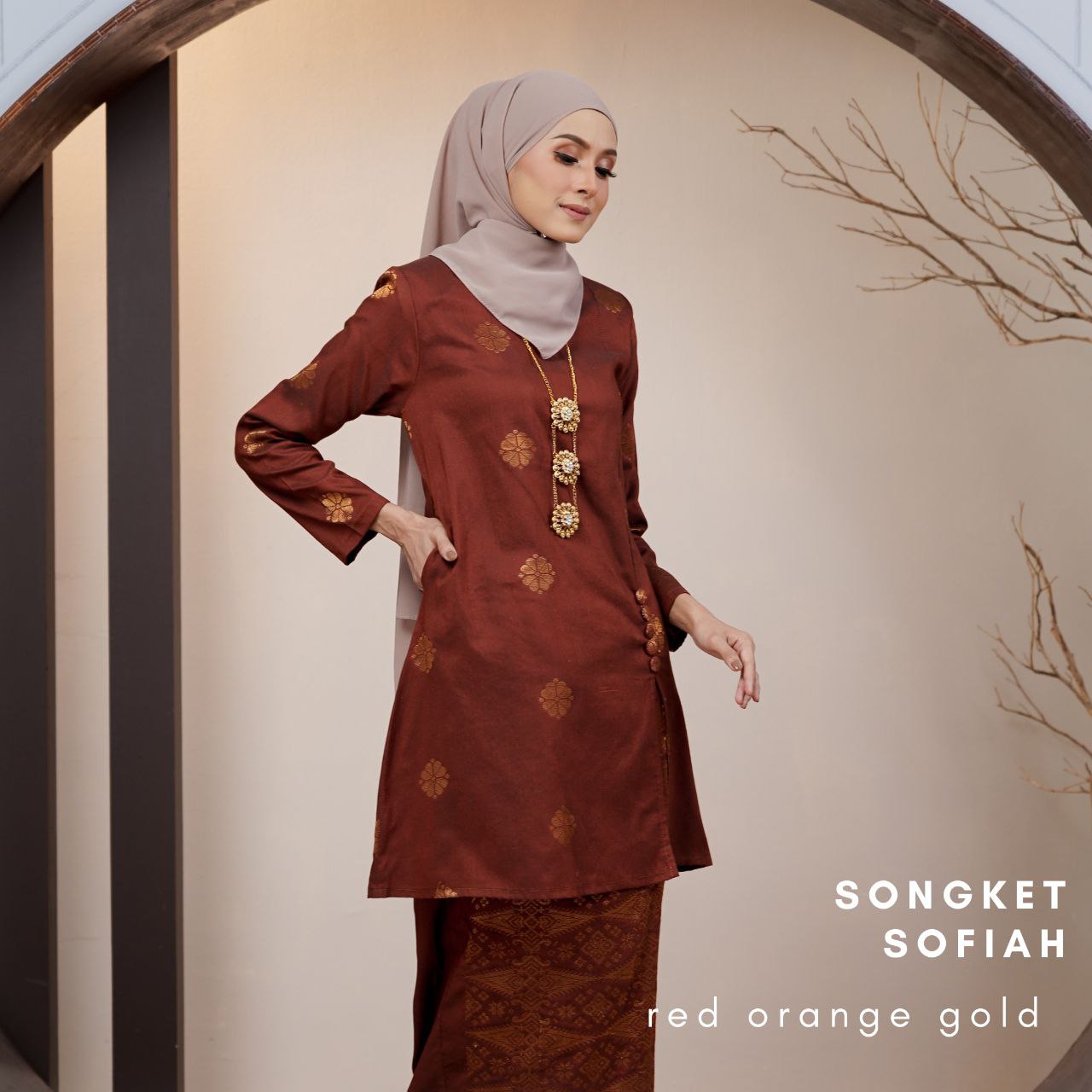 Kurung Songket Sofiah (Kurung Riau)