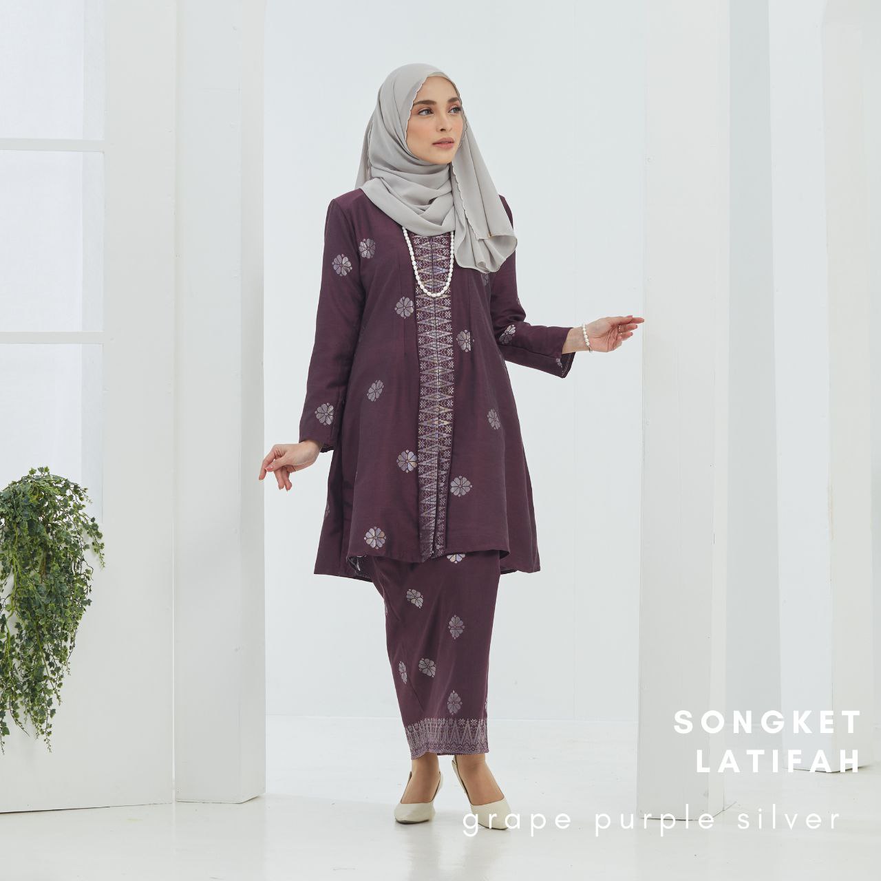 Kurung Songket Latifah (Kebarung)