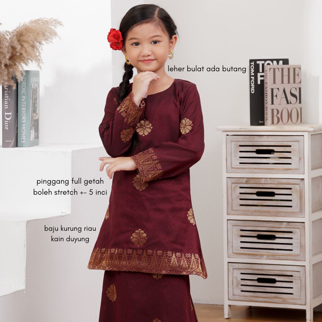 SONGKET RAISYA (KURUNG RIAU KIDS)
