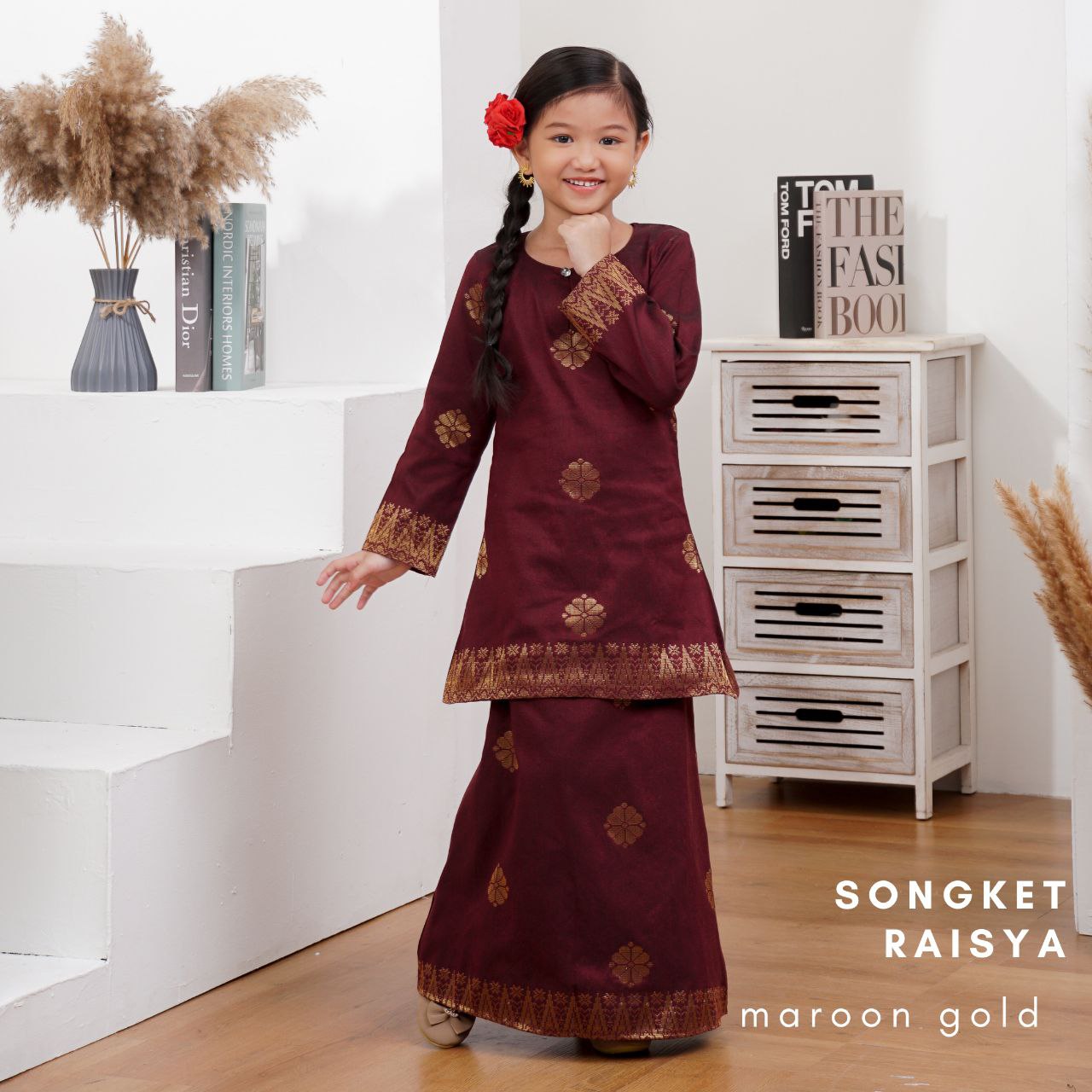 SONGKET RAISYA (KURUNG RIAU KIDS)