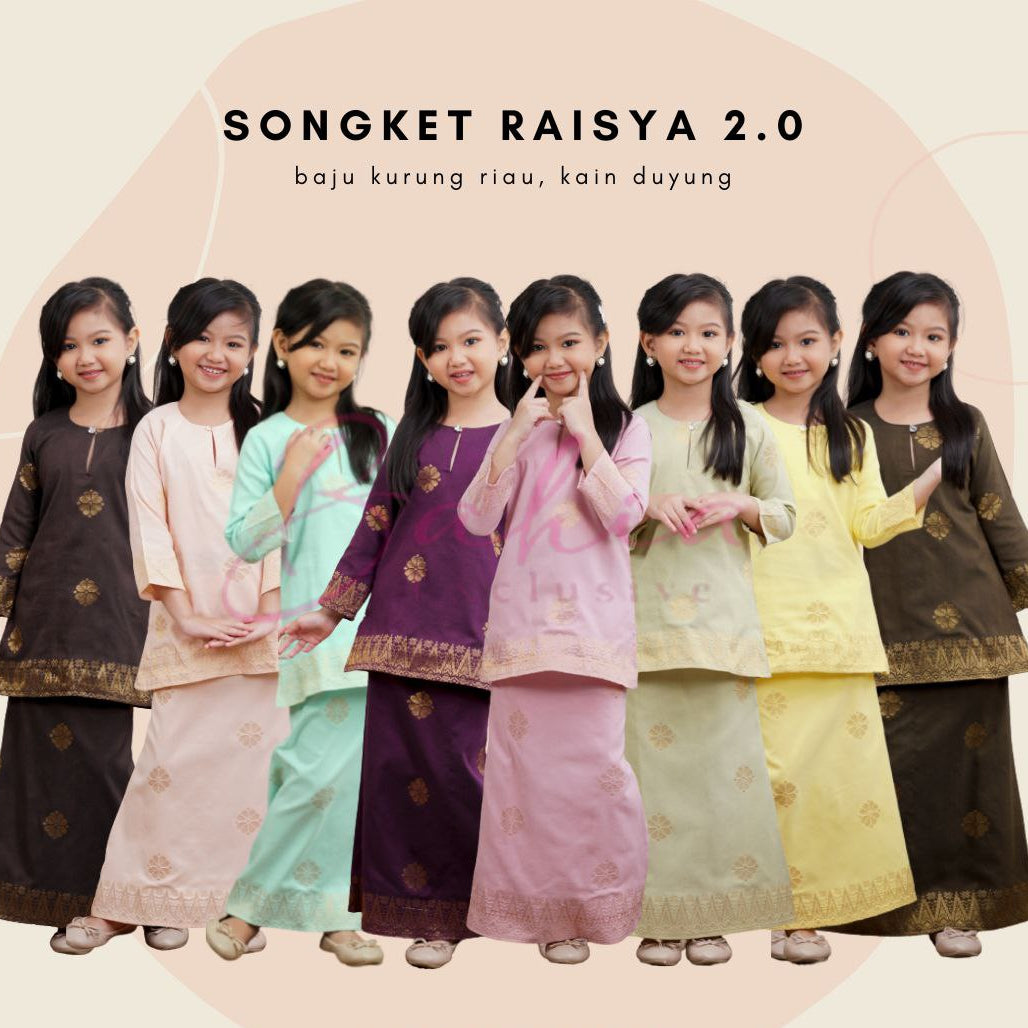 SONGKET RAISYA (KURUNG RIAU KIDS)