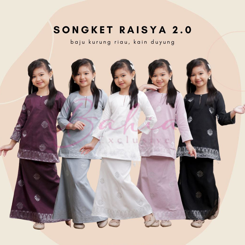 SONGKET RAISYA (KURUNG RIAU KIDS)