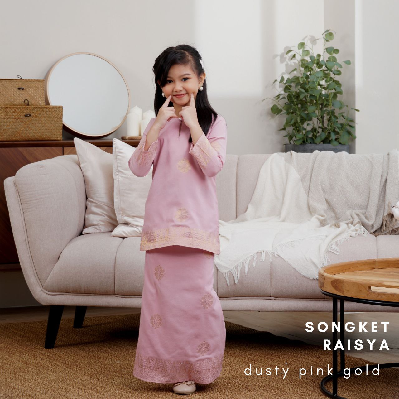 SONGKET RAISYA (KURUNG RIAU KIDS)