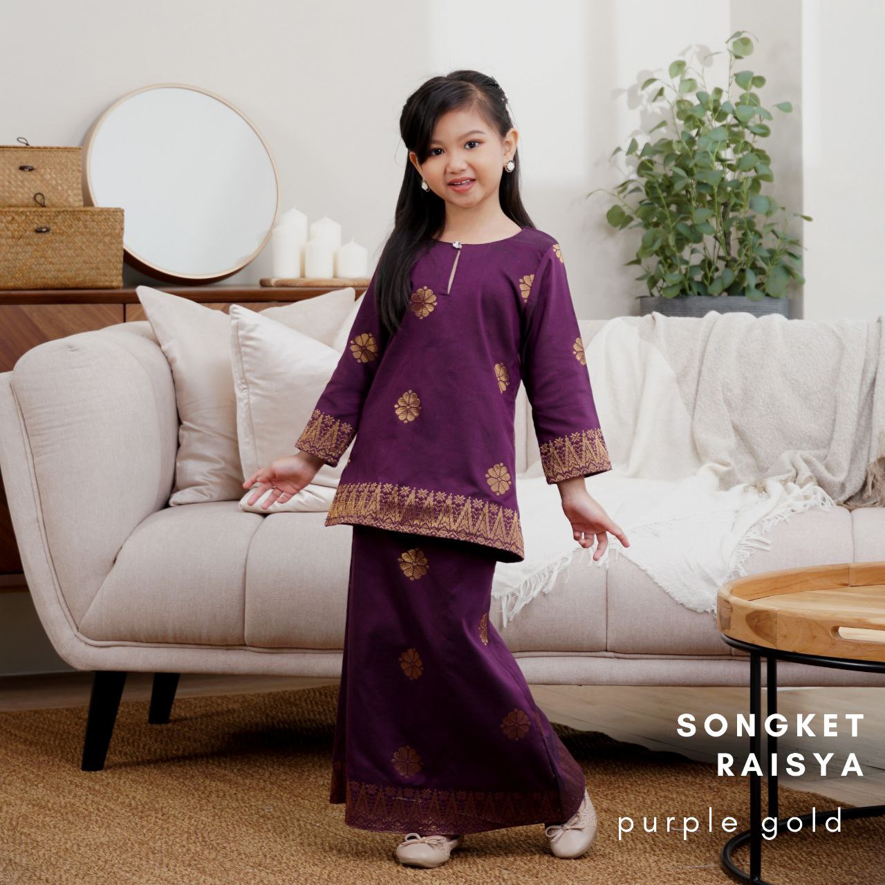 SONGKET RAISYA (KURUNG RIAU KIDS)