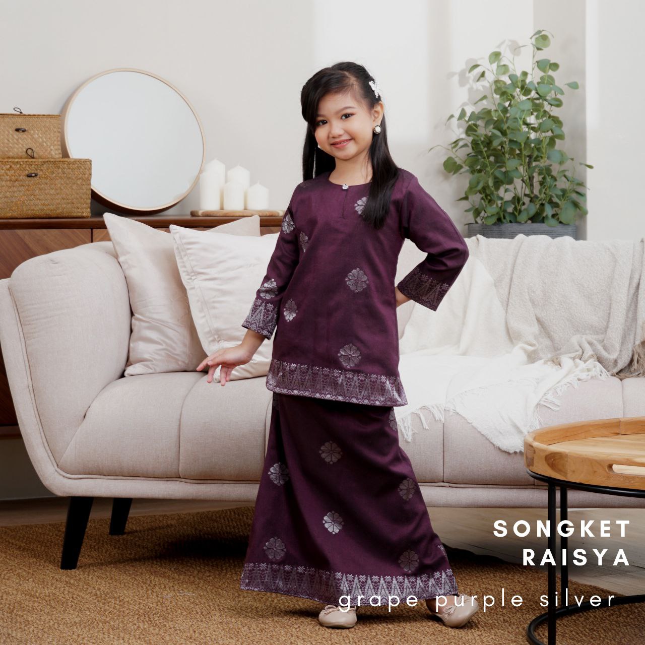 SONGKET RAISYA (KURUNG RIAU KIDS)