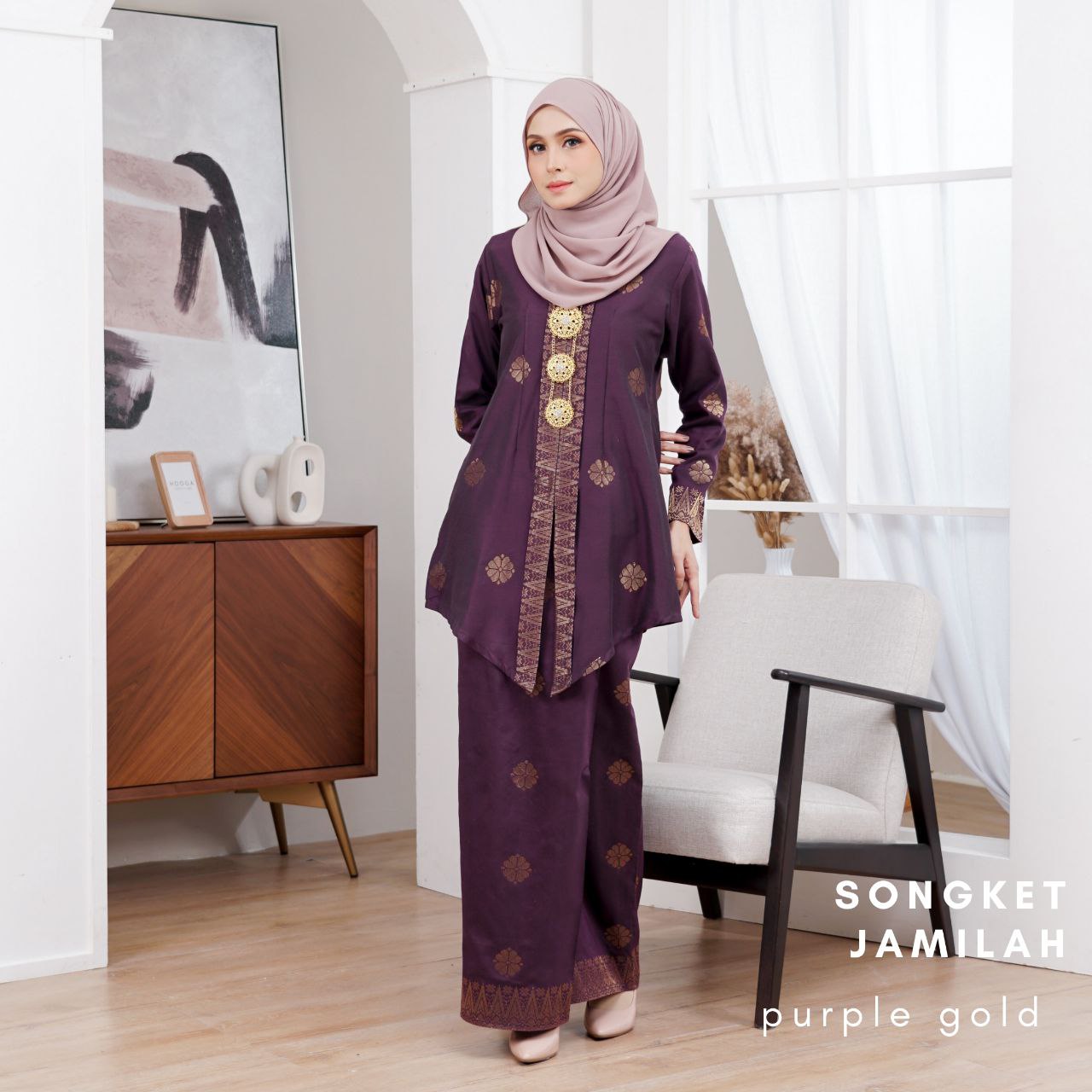 Kurung Songket Jamilah (Kebaya)