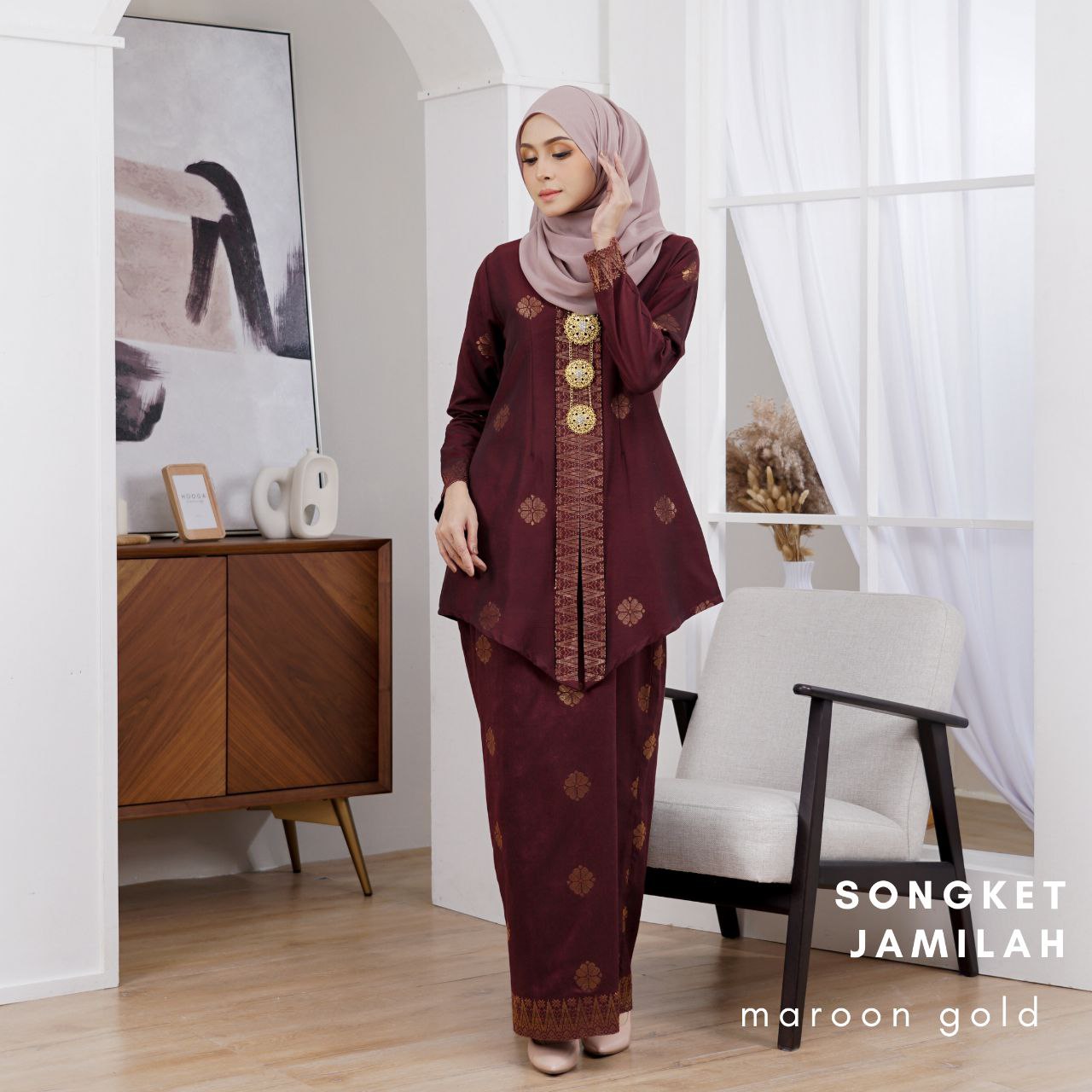 Kurung Songket Jamilah (Kebaya)