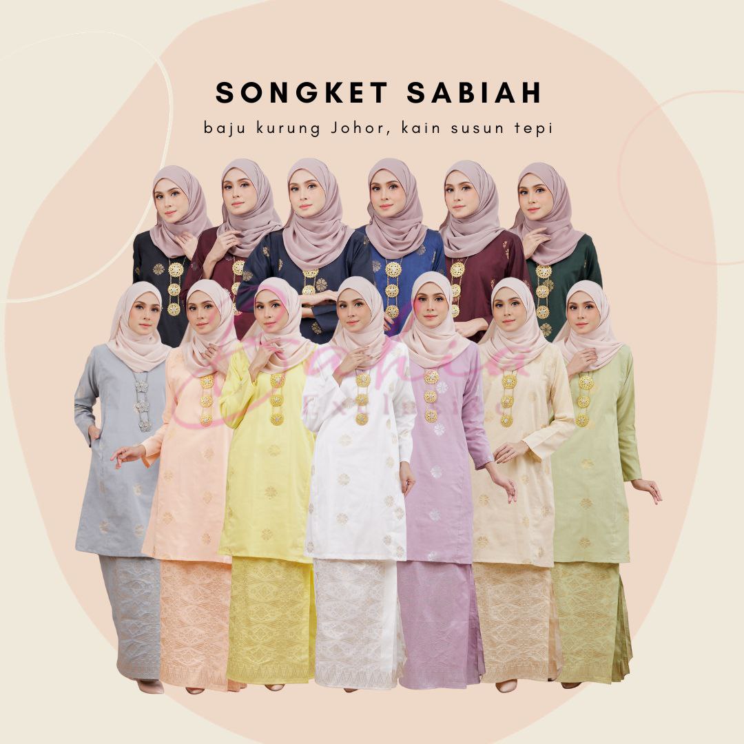 SONGKET SABIAH (KURUNG JOHOR)