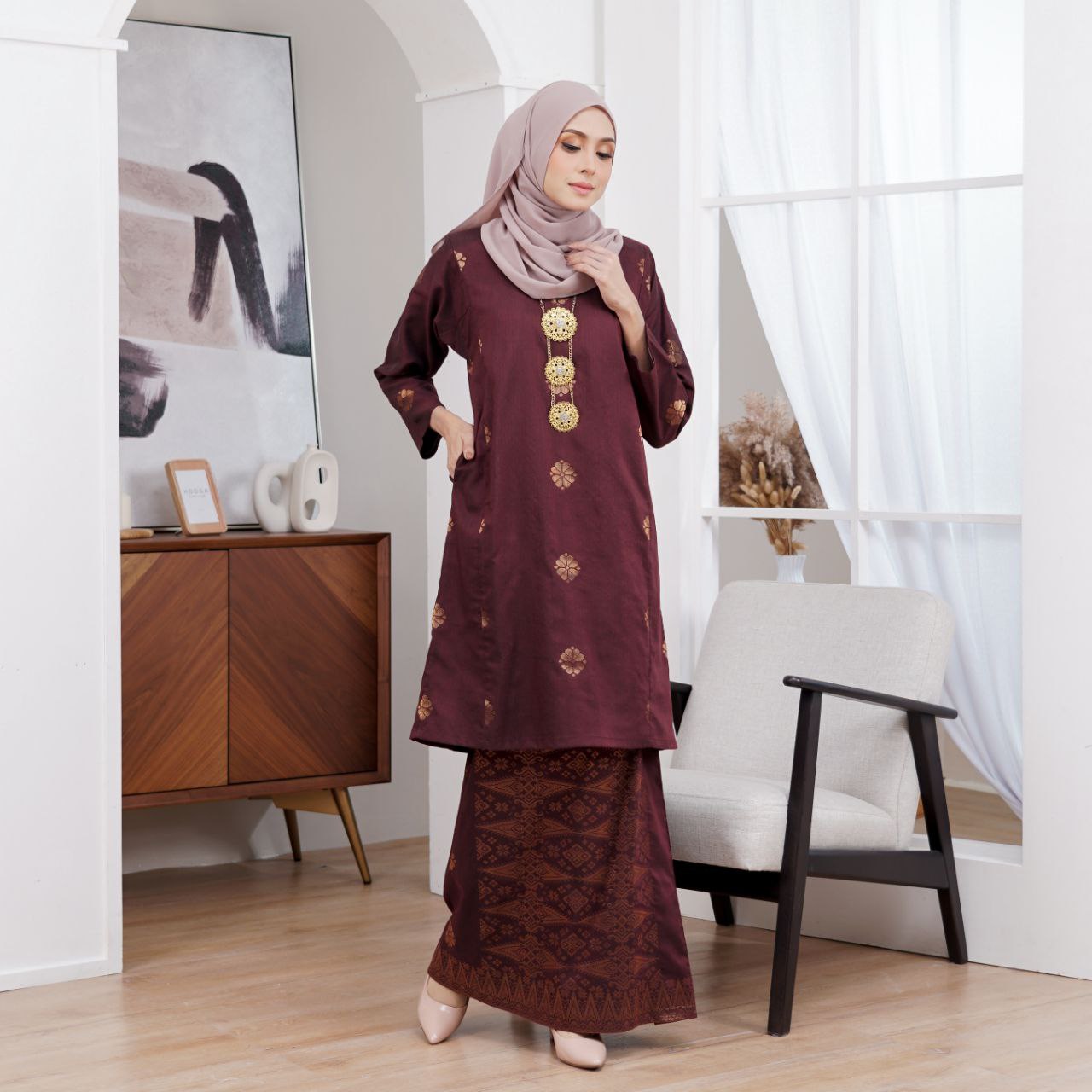 SONGKET SABIAH (KURUNG JOHOR)