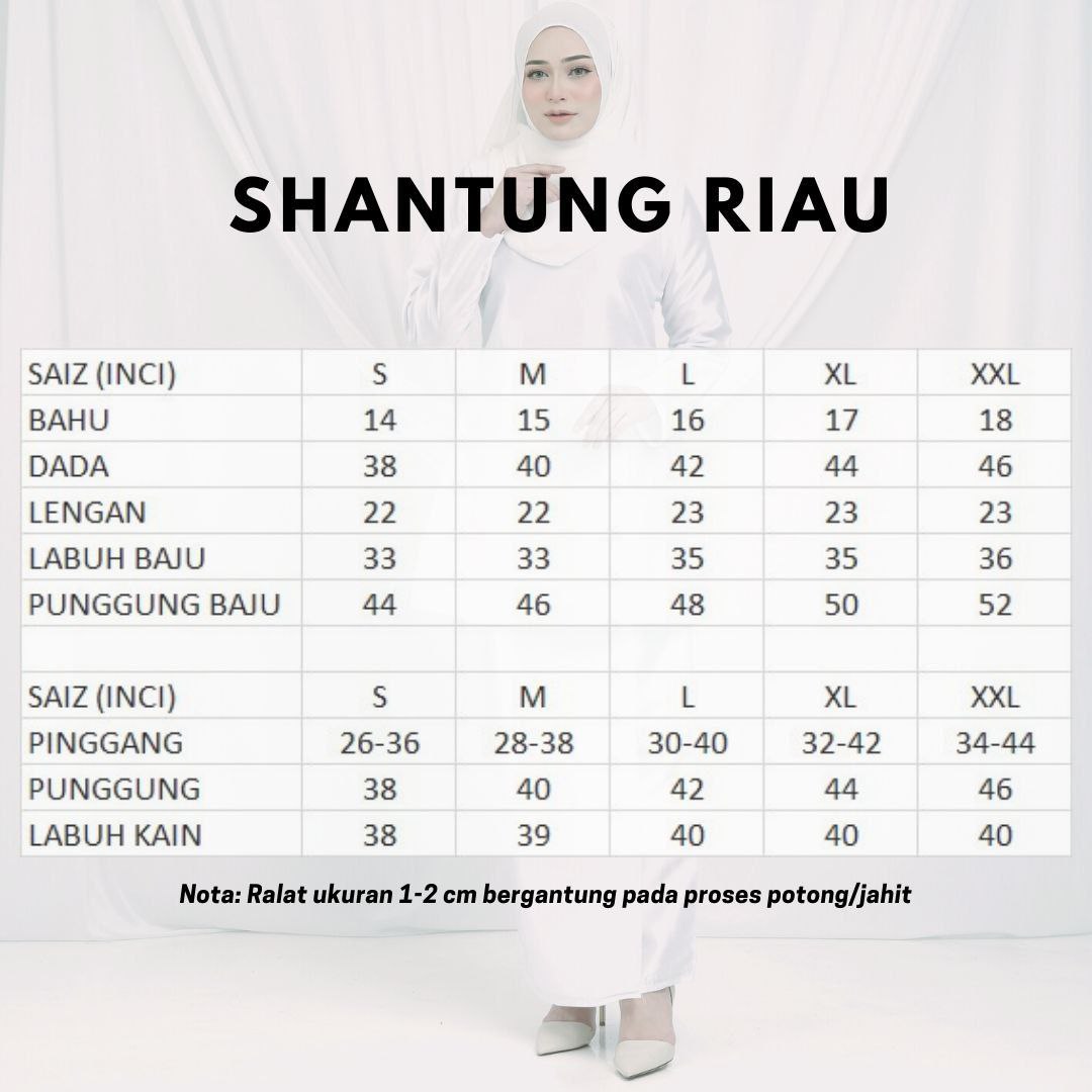 Kurung Shantung Riau