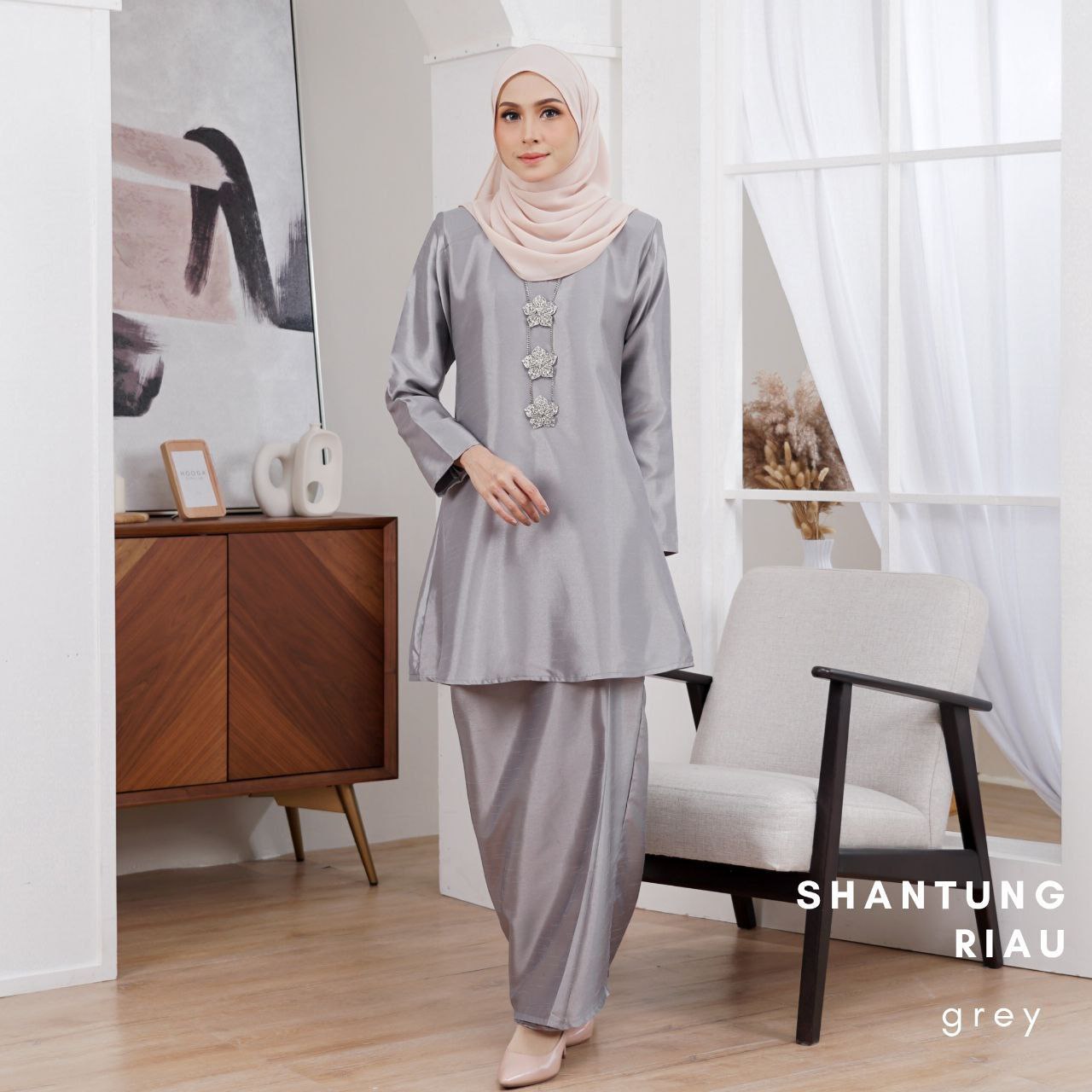 Kurung Shantung Riau