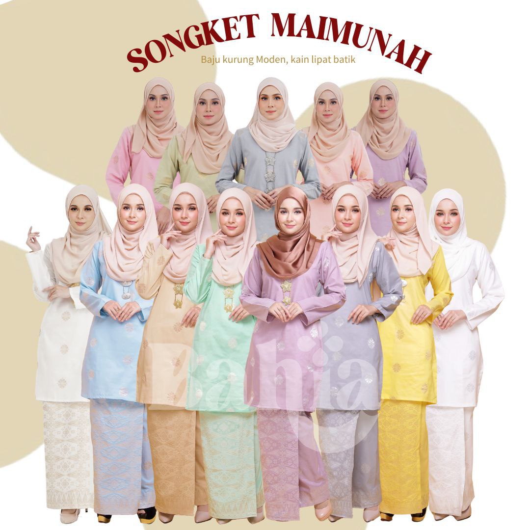SONGKET MAIMUNAH (KURUNG MODEN)