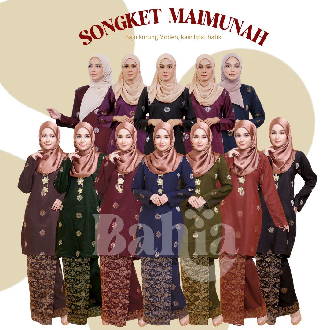 SONGKET MAIMUNAH (KURUNG MODEN)