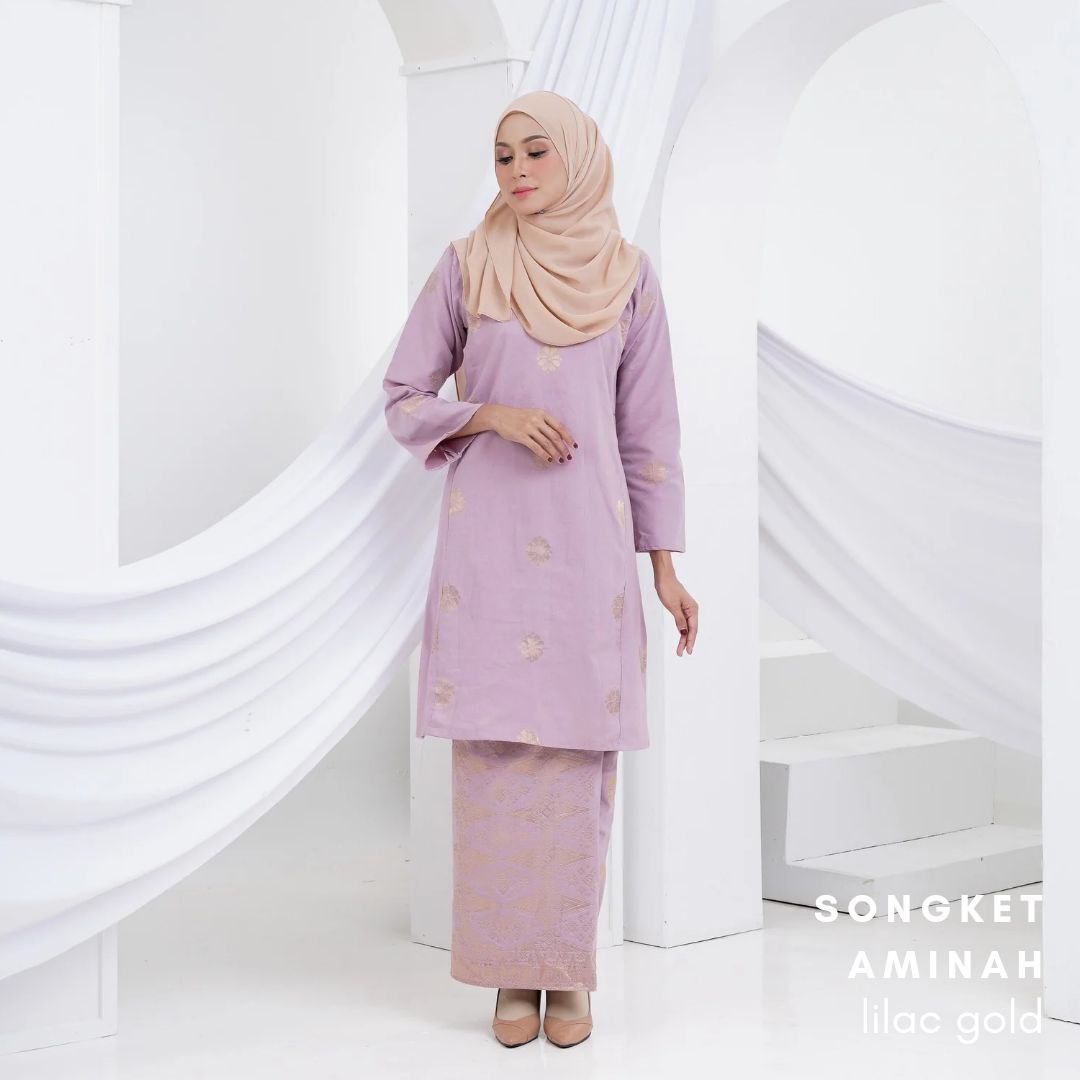 Kurung Songket Aminah (Kurung Pahang)