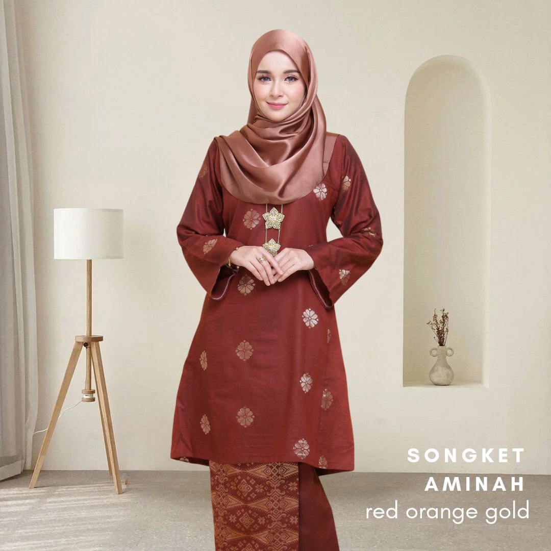 Kurung Songket Aminah (Kurung Pahang)